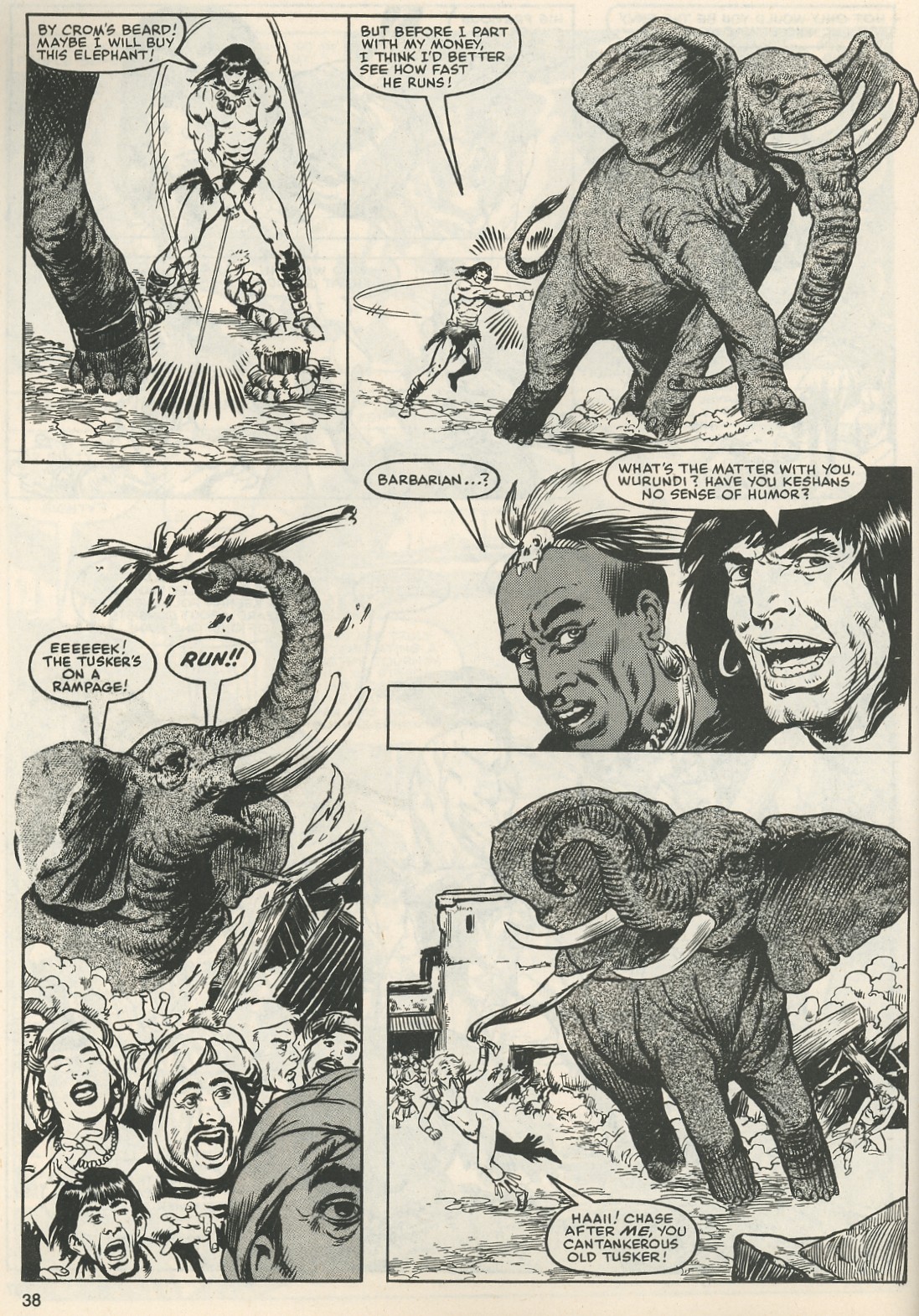 Read online The Savage Sword Of Conan comic -  Issue #111 - 39