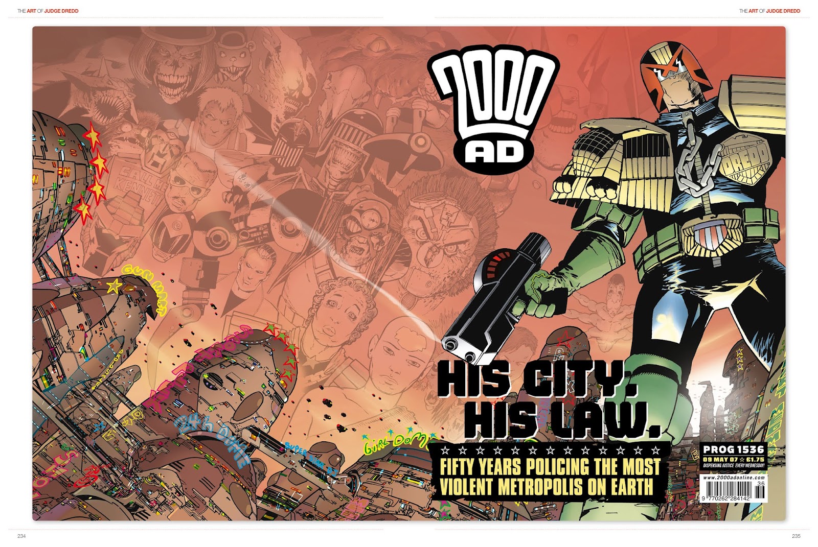 The Art of Judge Dredd: Featuring 35 Years of Zarjaz Covers issue TPB (Part 3) - Page 53