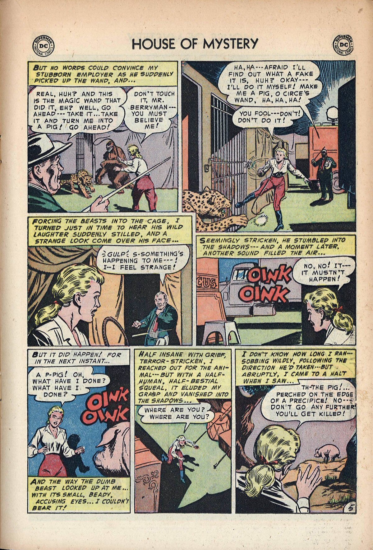 Read online House of Mystery (1951) comic -  Issue #17 - 15