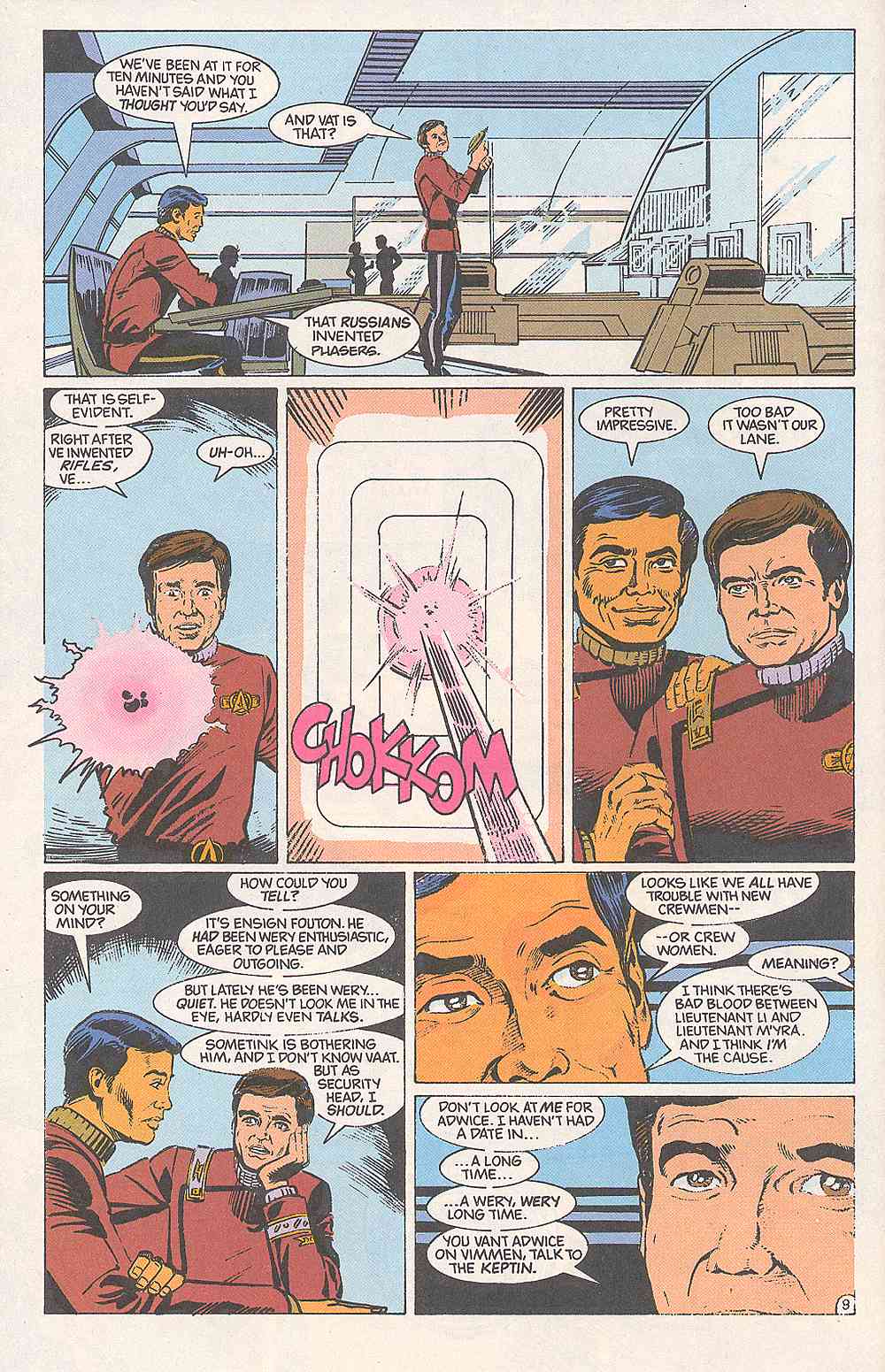 Read online Star Trek (1989) comic -  Issue #7 - 8