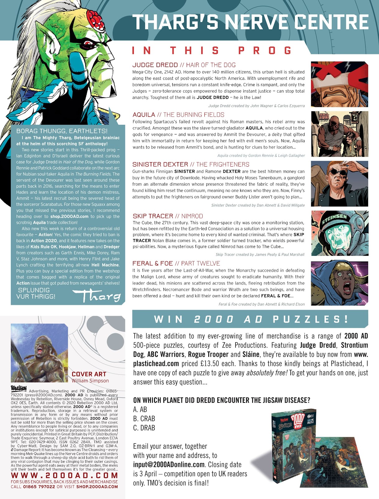 2000 AD issue 2174 - Page 2