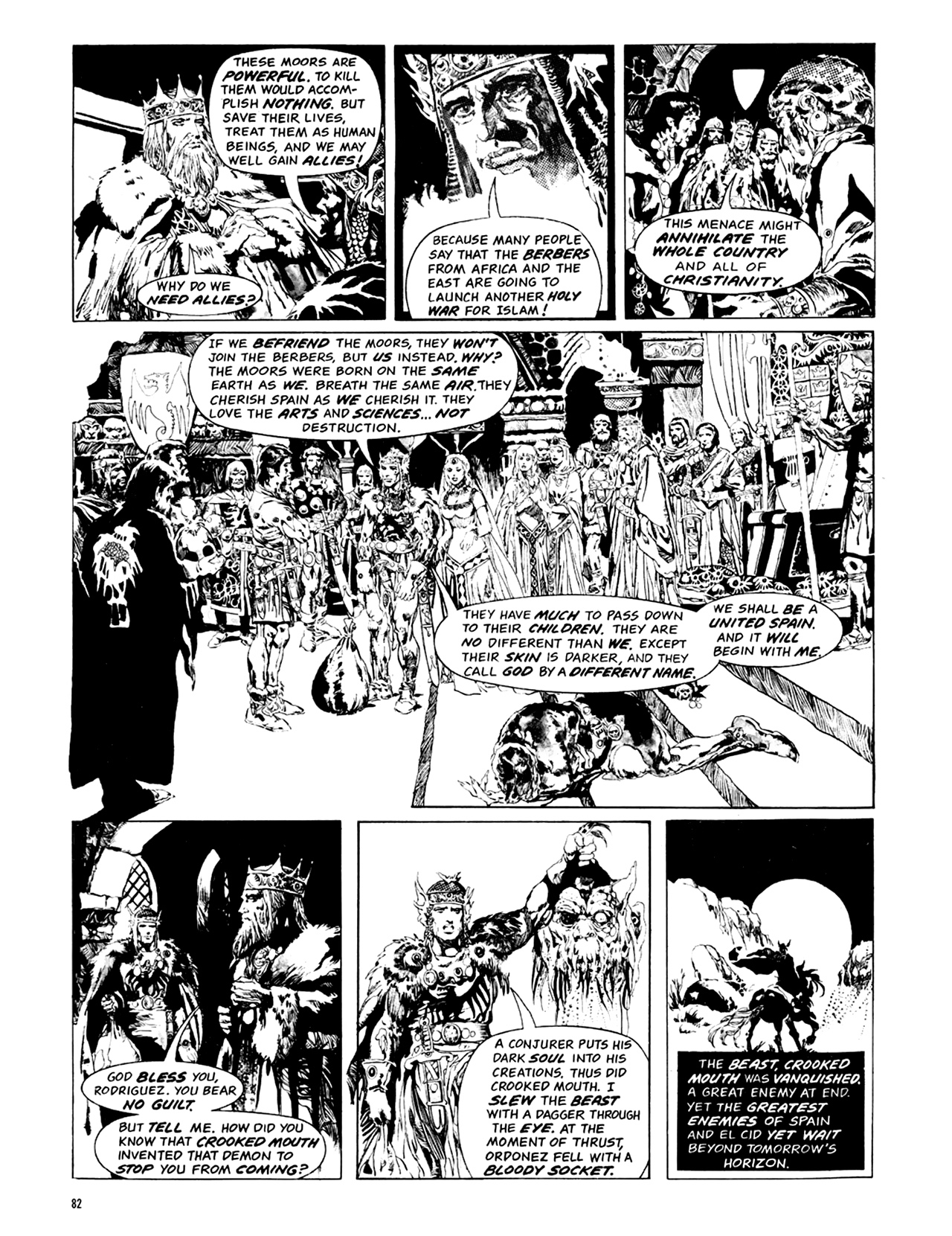 Read online Eerie Presents El Cid comic -  Issue # TPB - 82