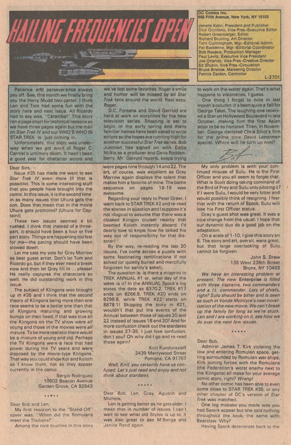 Read online Star Trek (1984) comic -  Issue #39 - 23