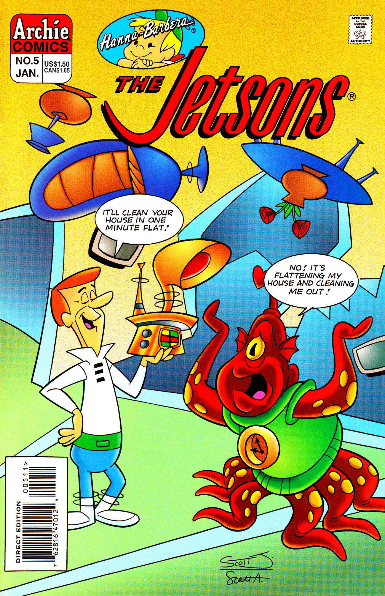 Read online The Jetsons comic -  Issue #5 - 1