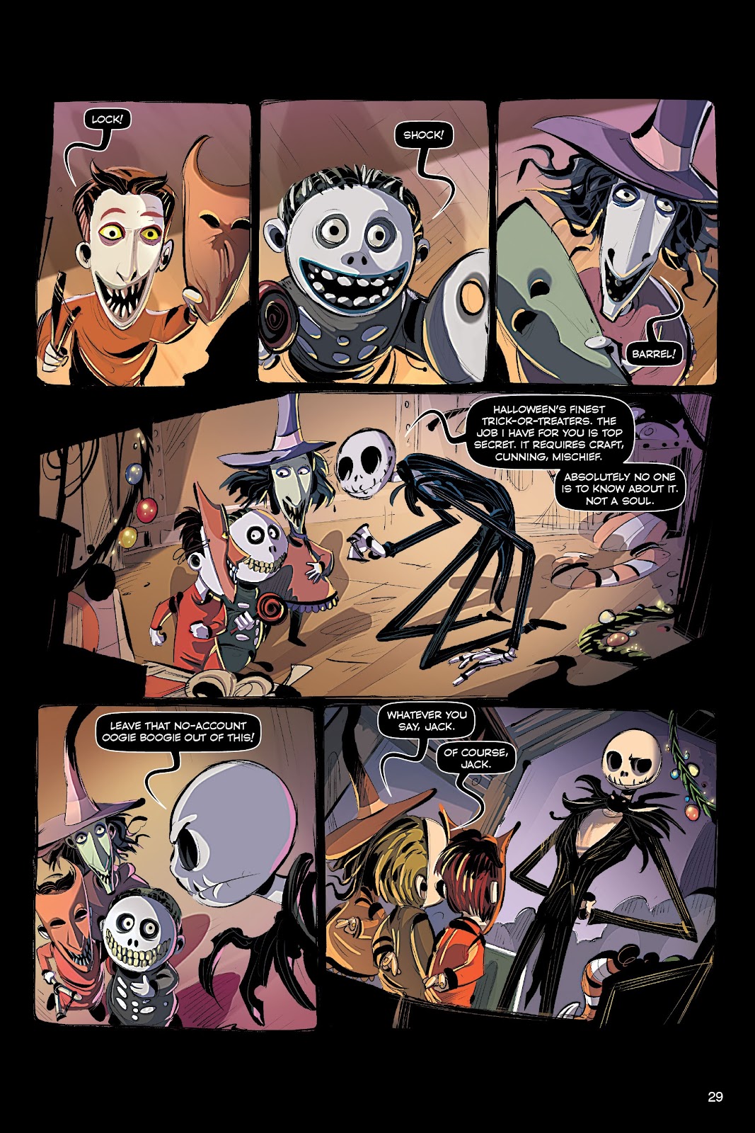 Disney The Nightmare Before Christmas: The Story of the Movie in Comics issue Full - Page 28
