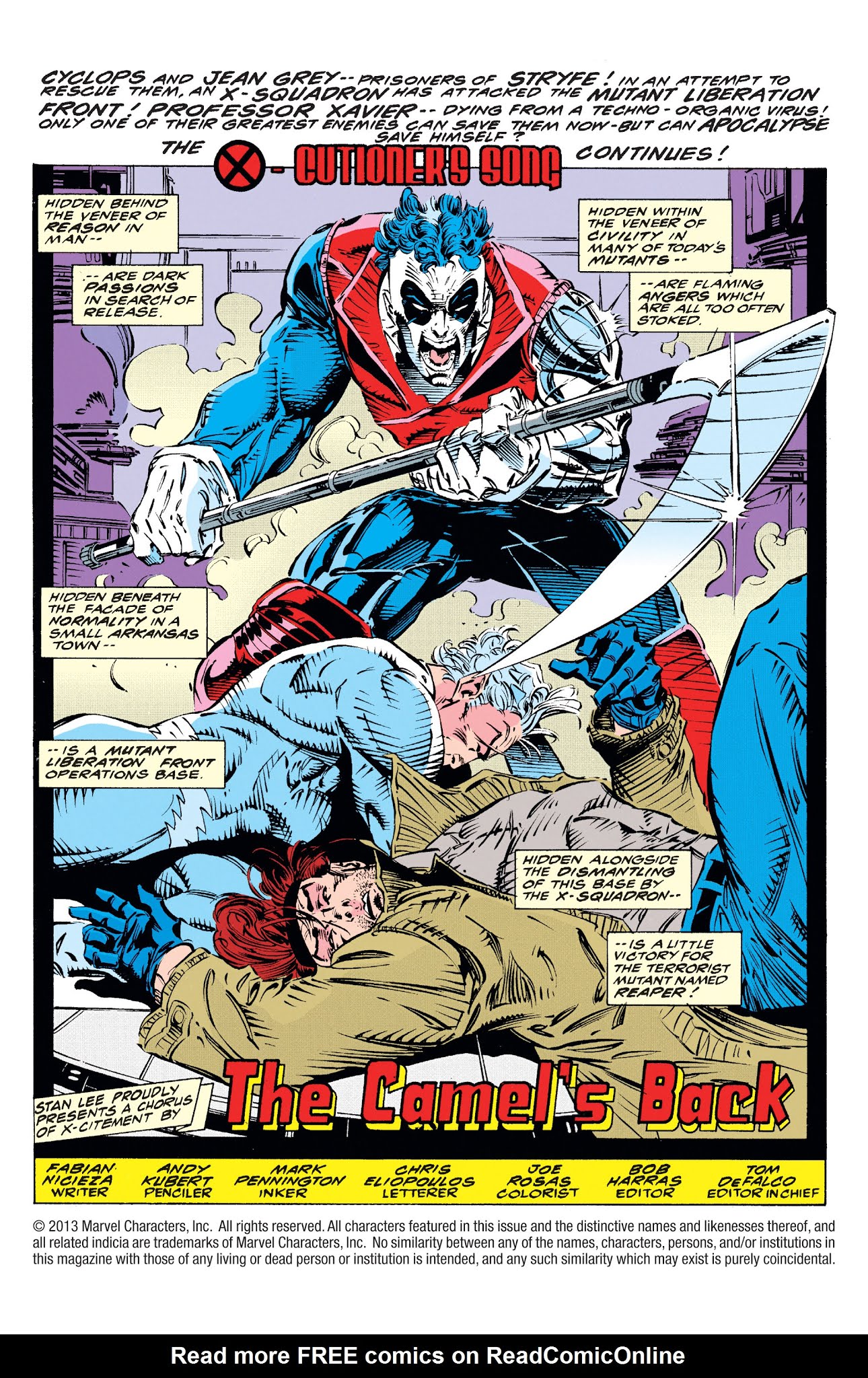 Read online X-Men: X-Cutioner's Song comic -  Issue # TPB - 143