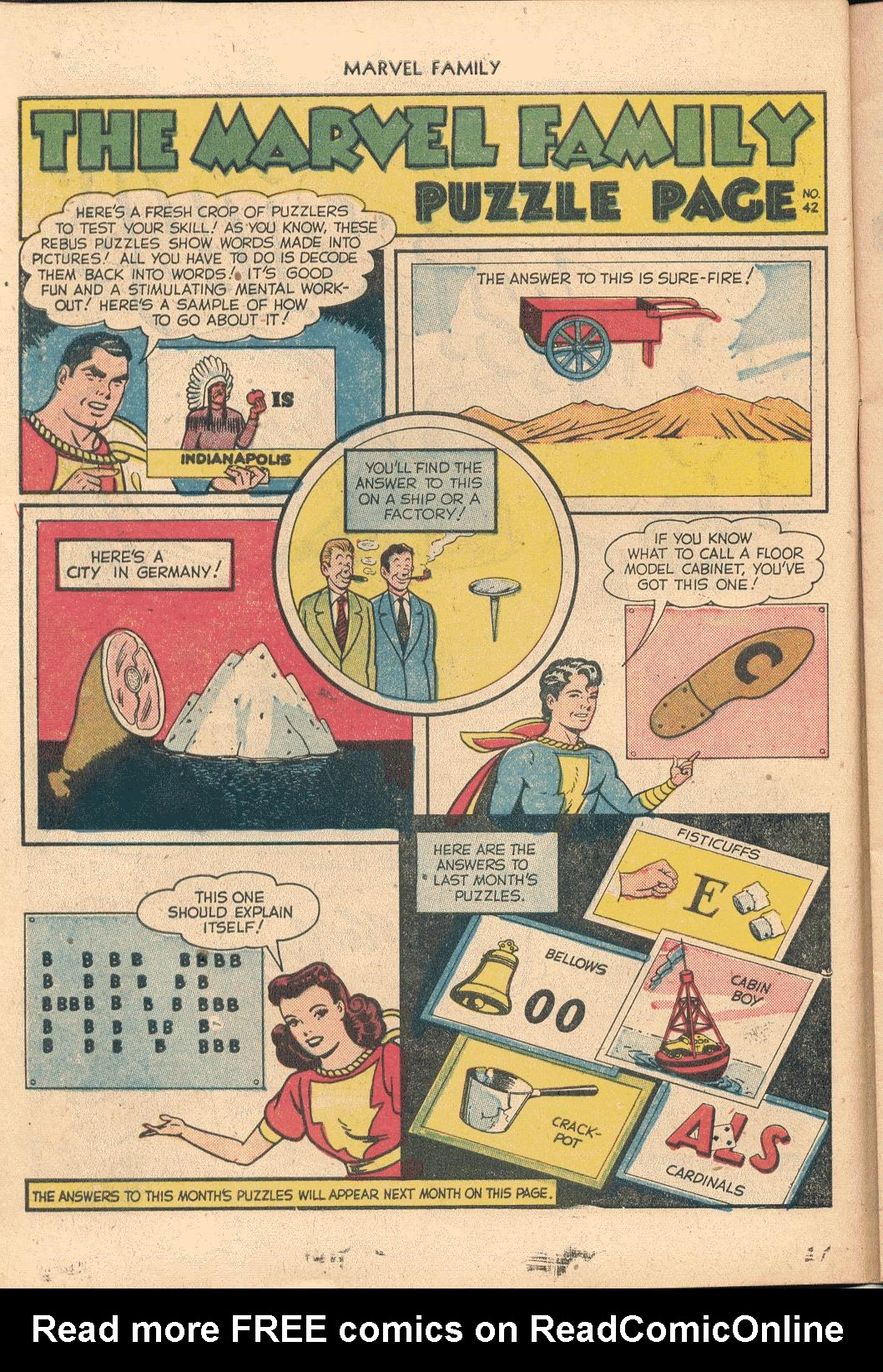 Read online The Marvel Family comic -  Issue #62 - 10