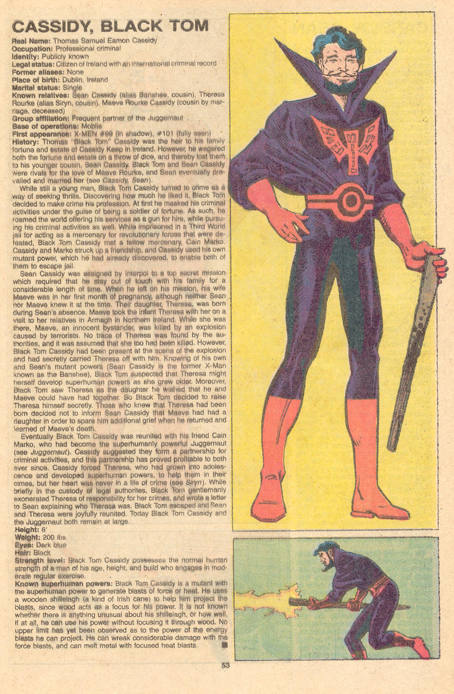 Read online The Official Handbook of the Marvel Universe Deluxe Edition comic -  Issue #2 - 55