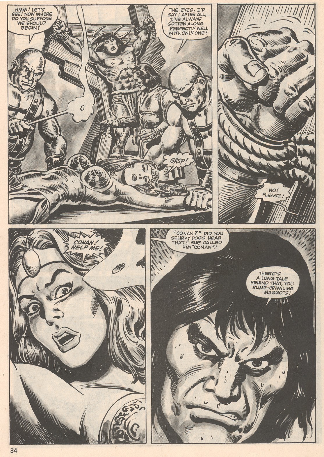 Read online The Savage Sword Of Conan comic -  Issue #104 - 34