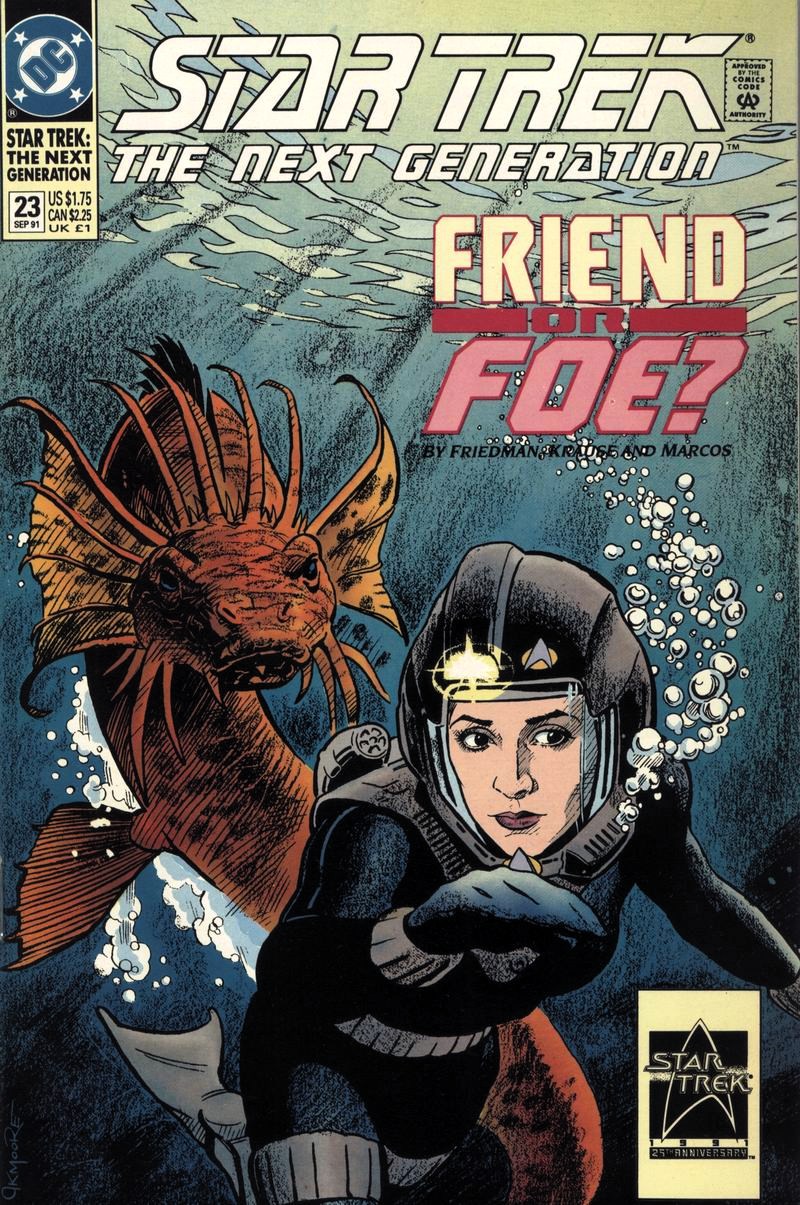 Read online Star Trek: The Next Generation (1989) comic -  Issue #23 - 1