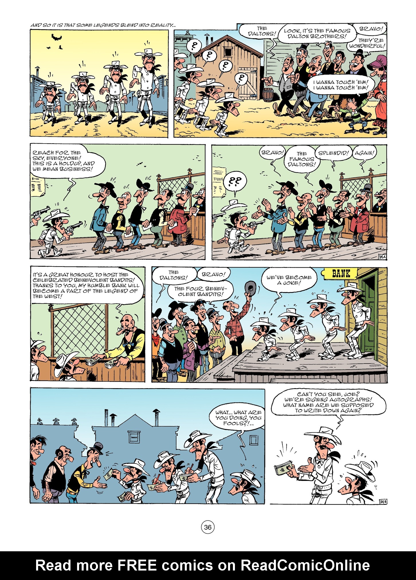 Read online A Lucky Luke Adventure comic -  Issue #57 - 36