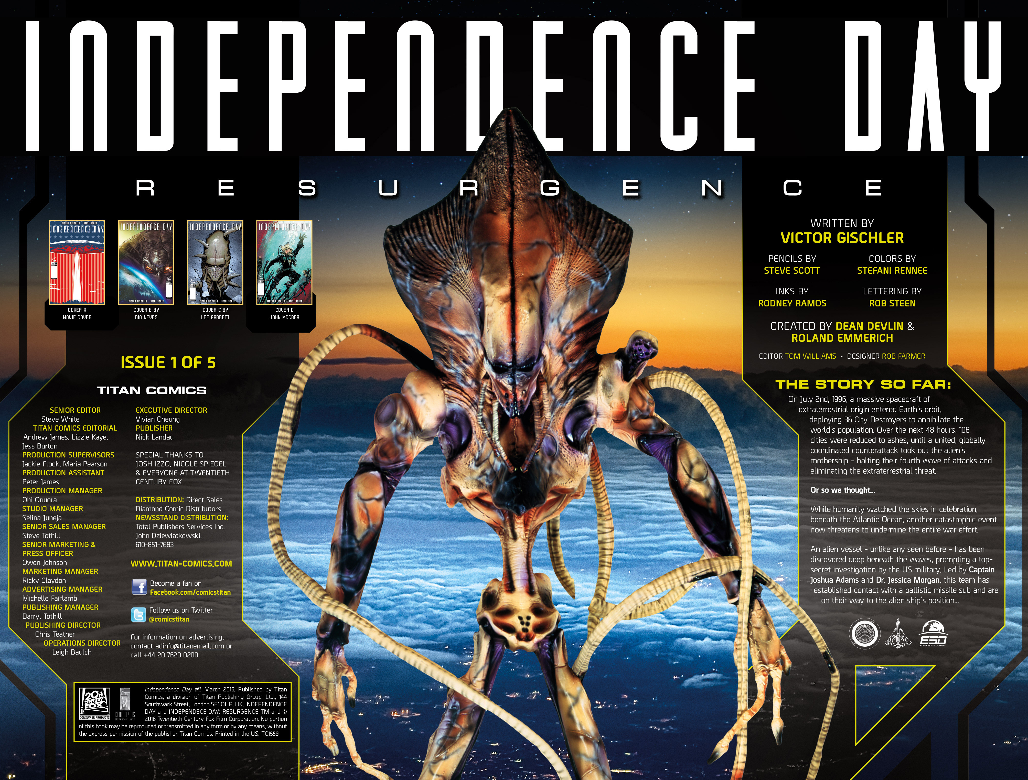 Read online Independence Day comic -  Issue #1 - 5