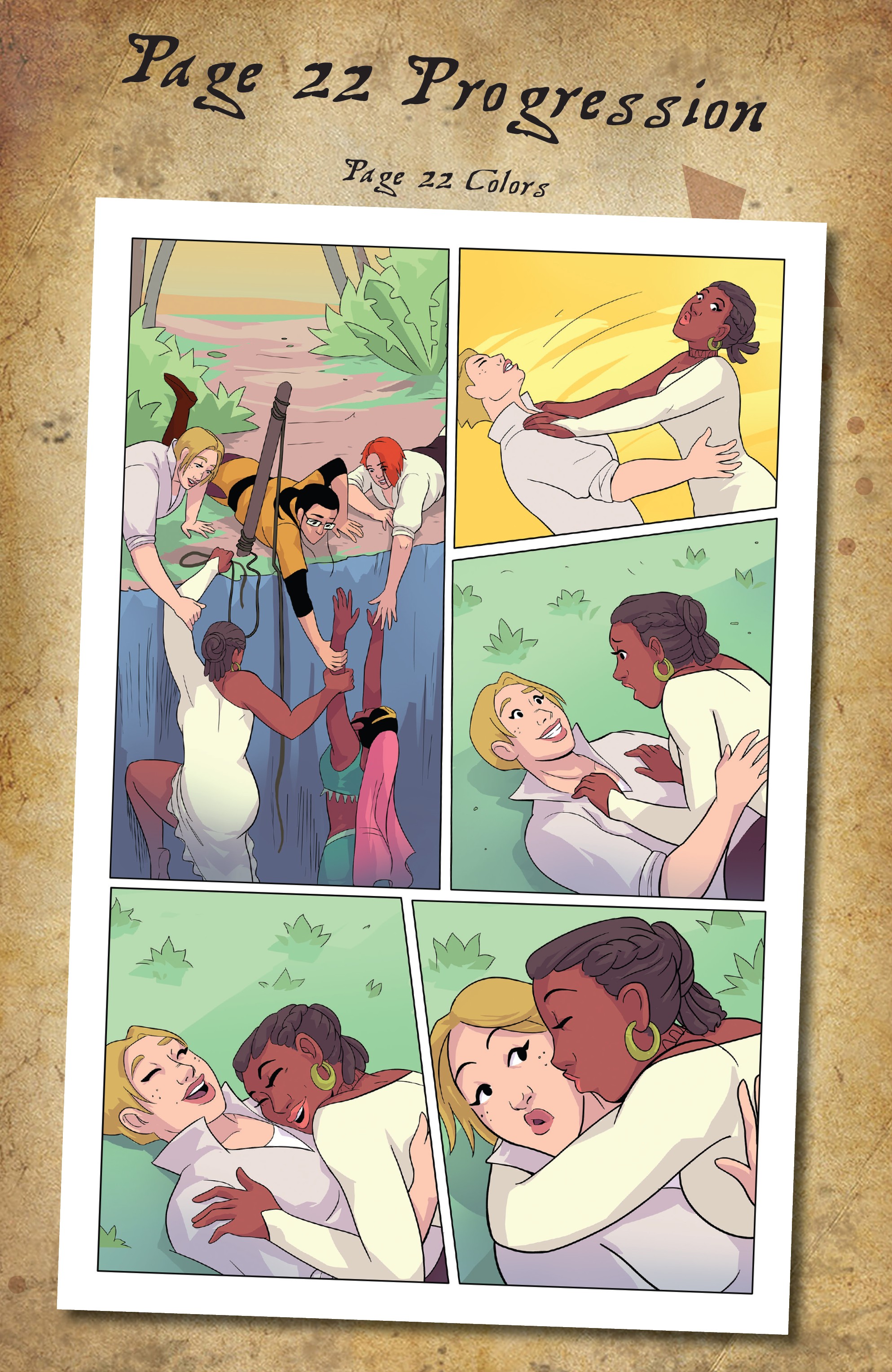Read online Princeless Raven Year Two: Love and Revenge comic -  Issue # _TPB Assault On Golden Rock - 129