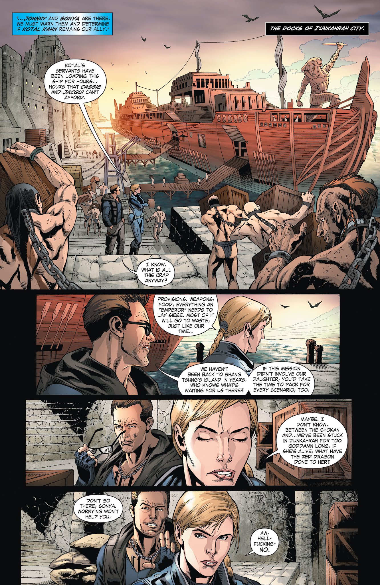 Read online Mortal Kombat X [I] comic -  Issue # _TPB 2 - 106