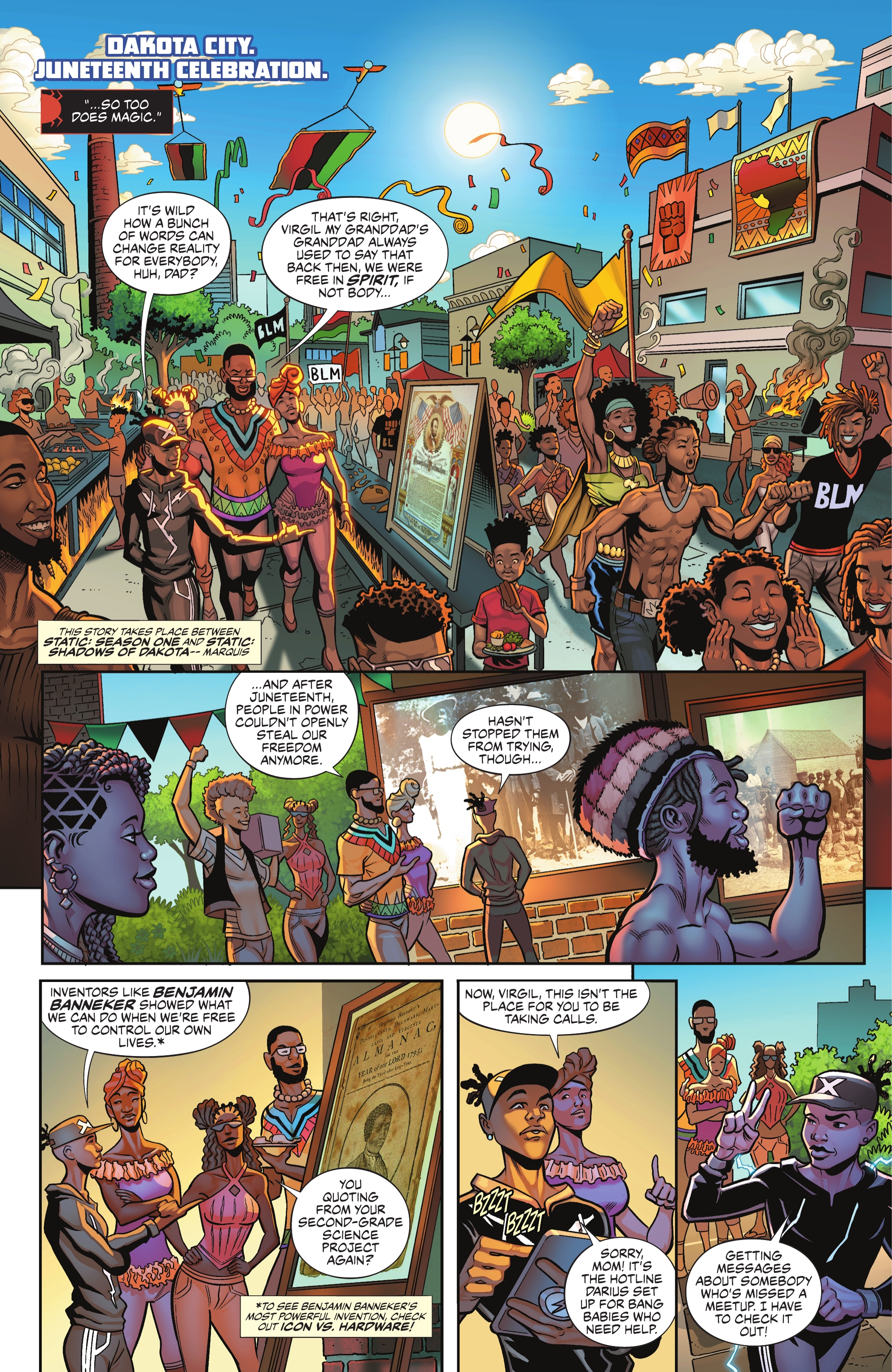 Read online Static Team-Up: Anansi comic -  Issue # Full - 7