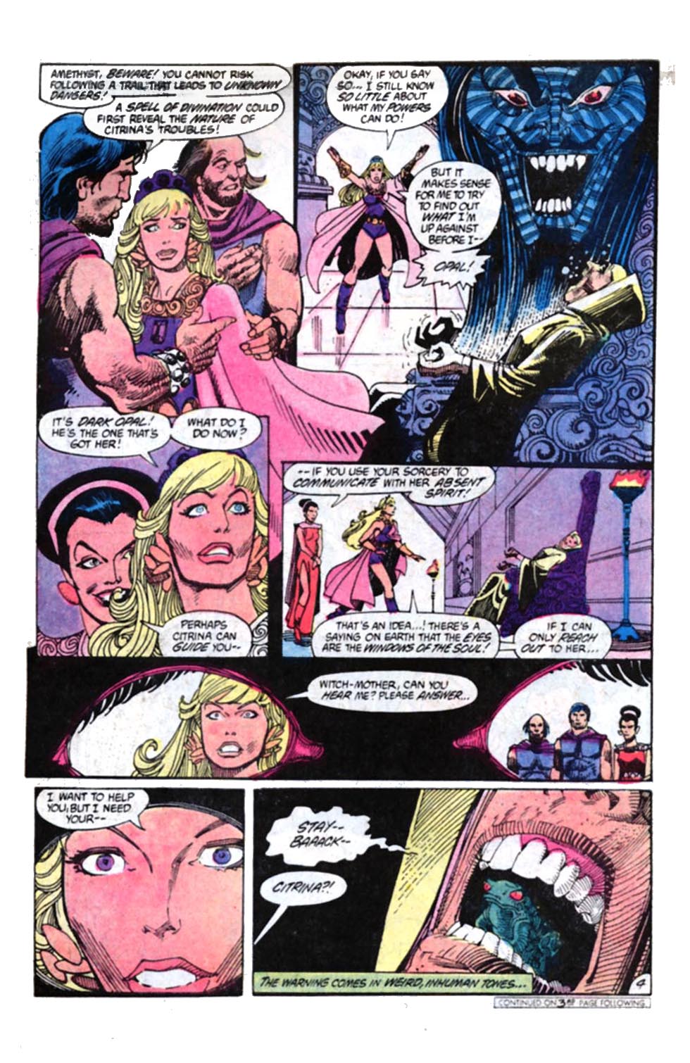 Read online Amethyst, Princess of Gemworld comic -  Issue #4 - 5