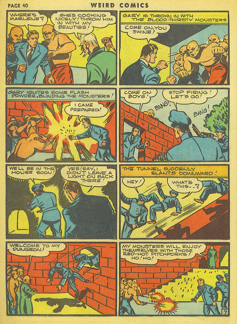 Read online Weird Comics comic -  Issue #10 - 38