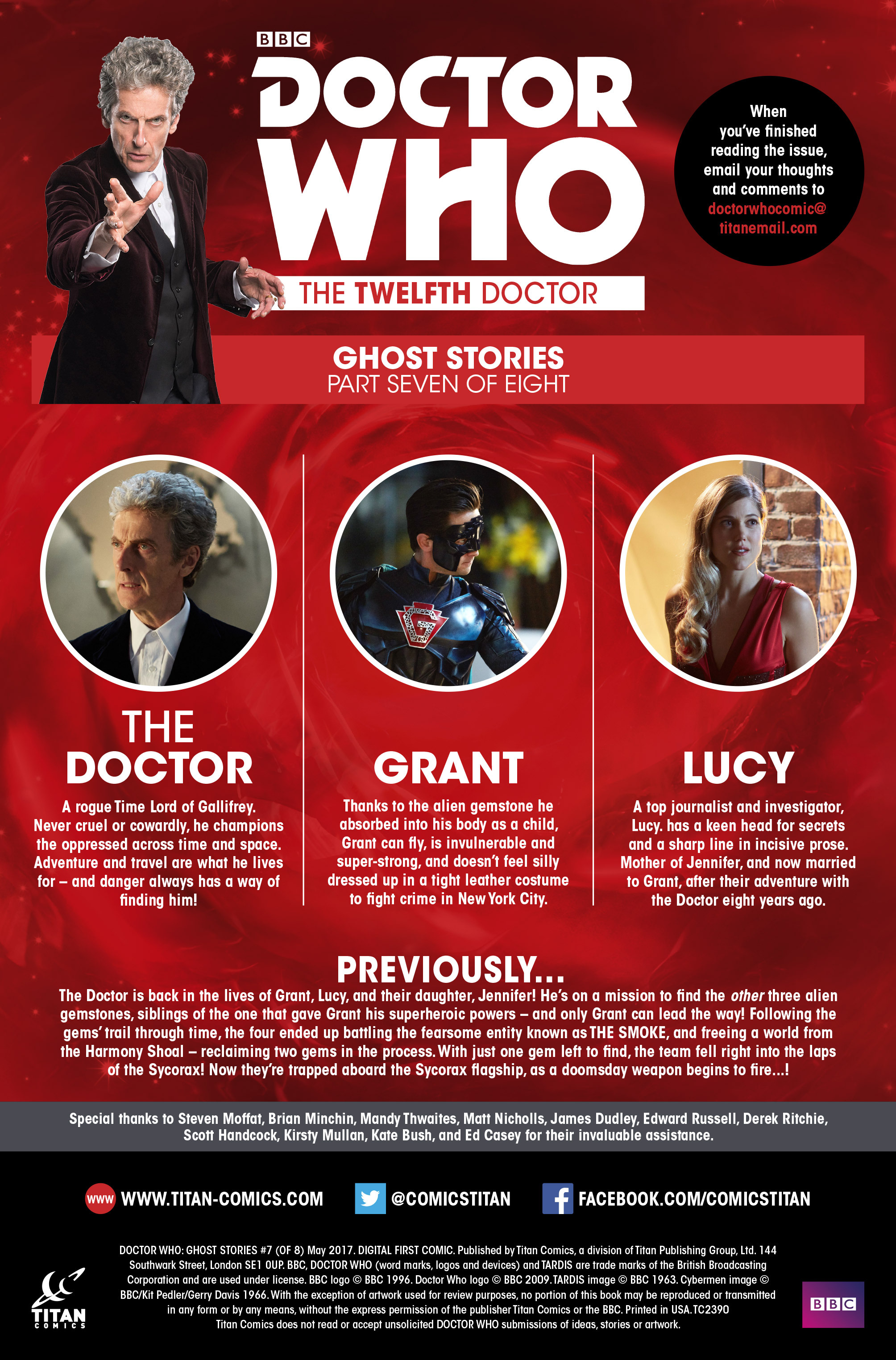 Read online Doctor Who: Ghost Stories comic -  Issue #7 - 2