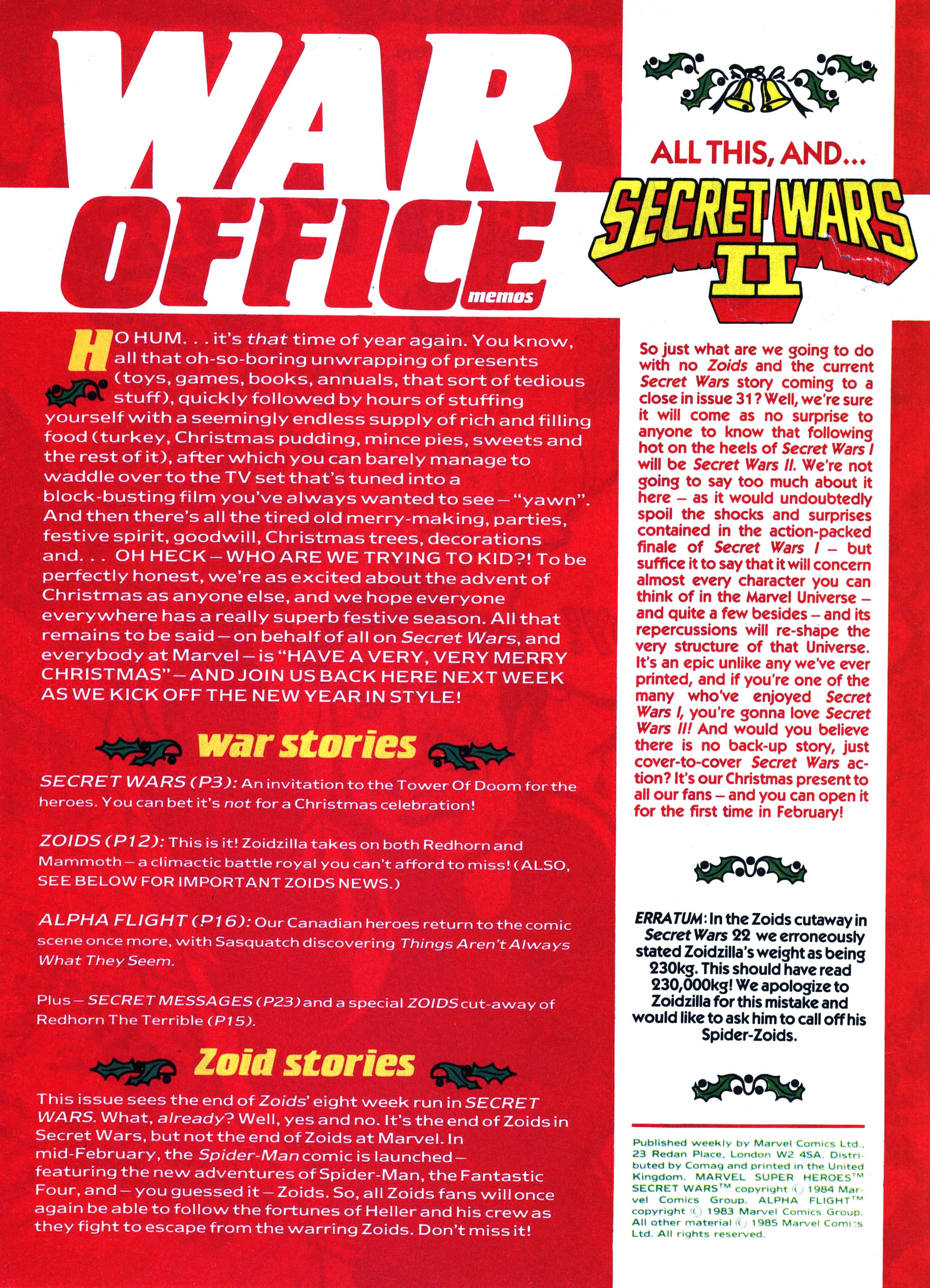 Read online Secret Wars (1985) comic -  Issue #26 - 2