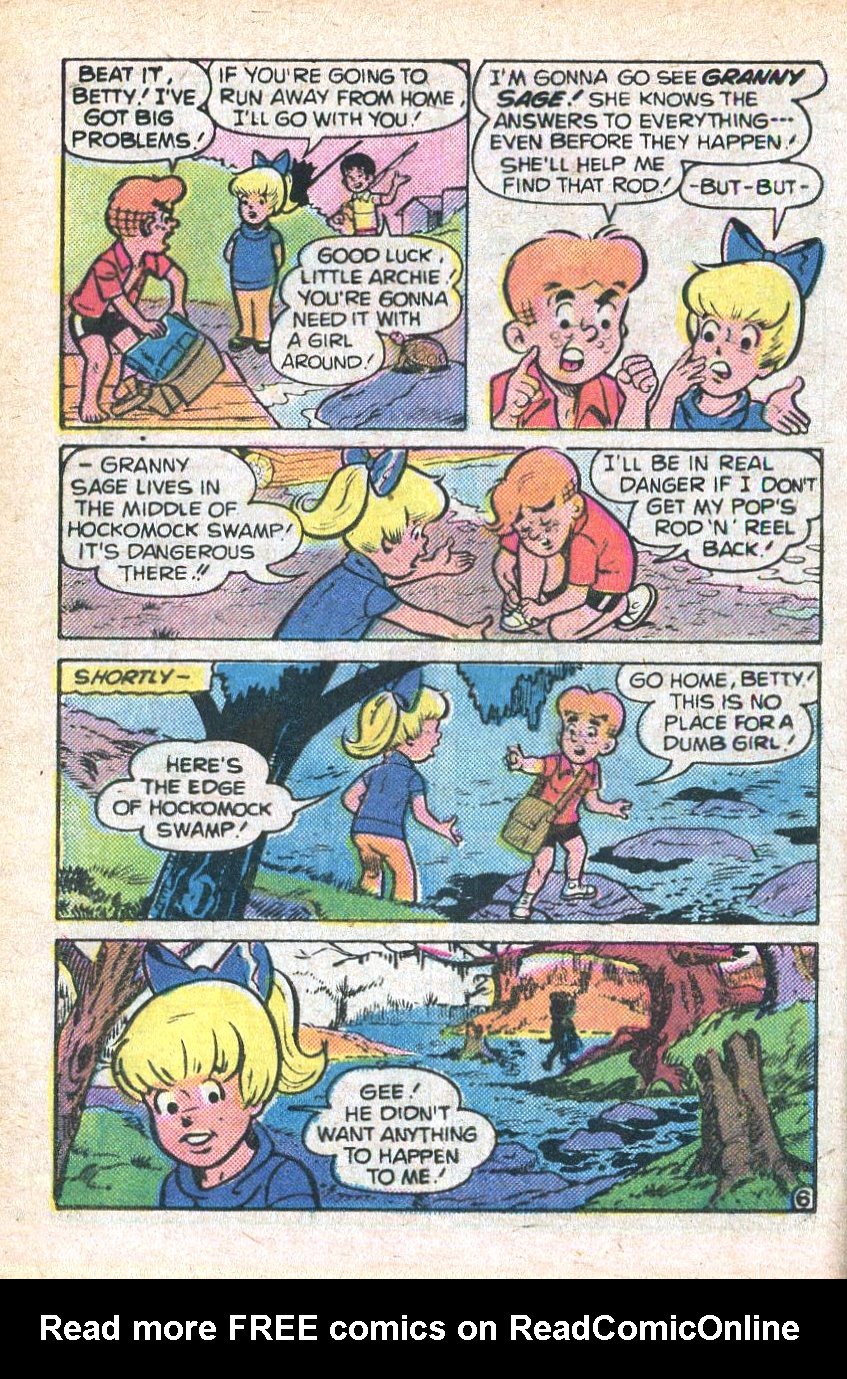 Read online Little Archie Comics Digest Magazine comic -  Issue #21 - 40