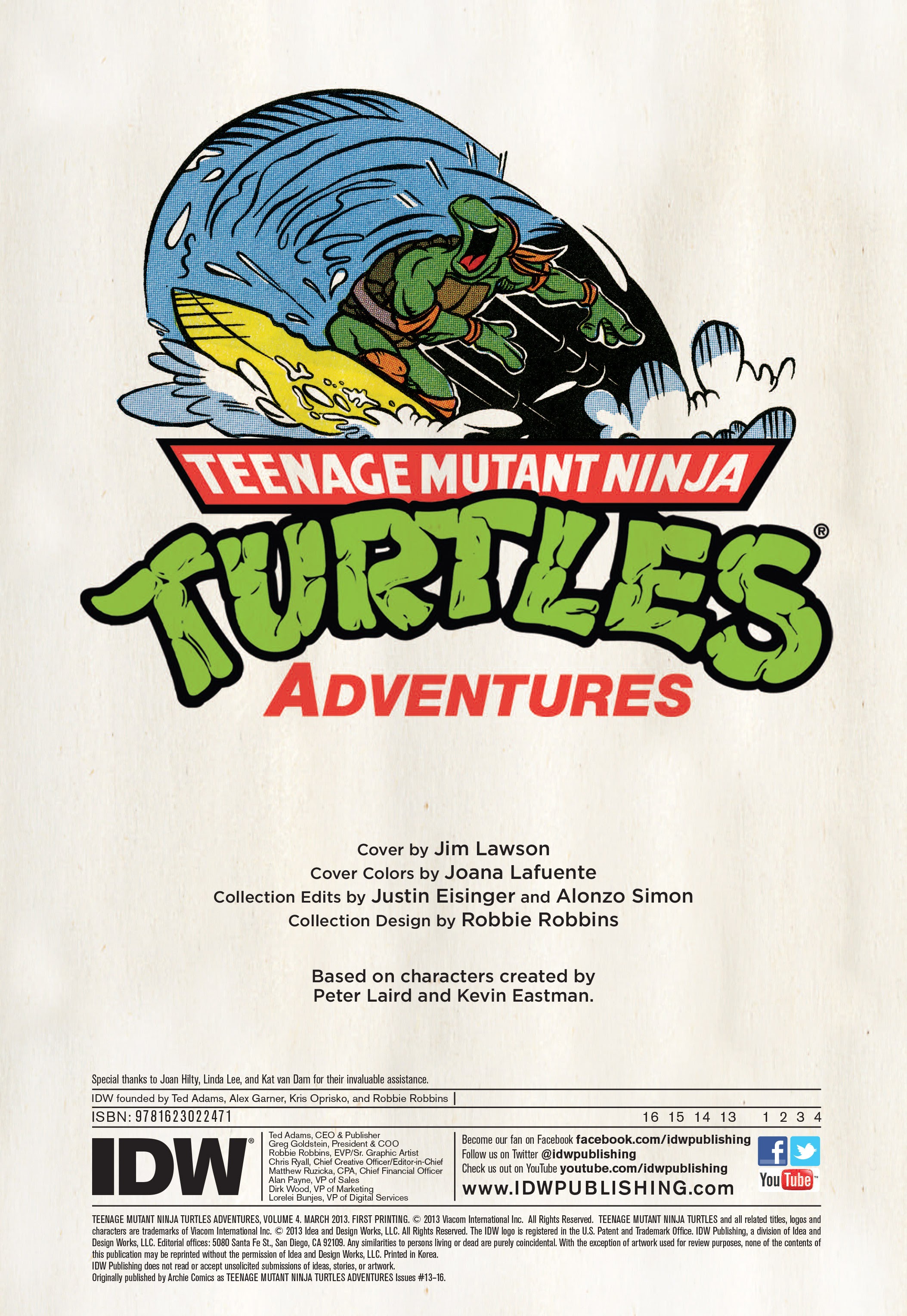 Read online Teenage Mutant Ninja Turtles Adventures (2012) comic -  Issue # TPB 4 - 2