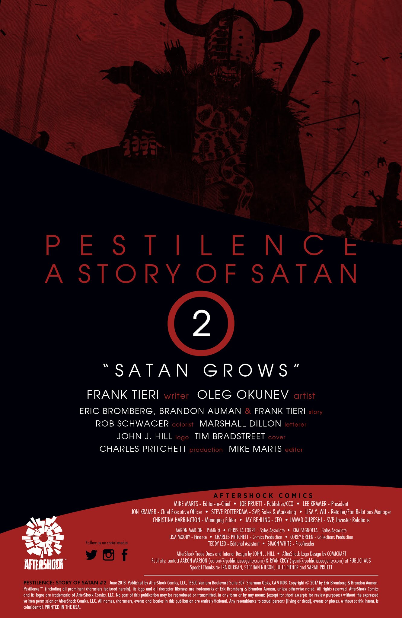 Read online Pestilence: A Story of Satan comic -  Issue #2 - 2