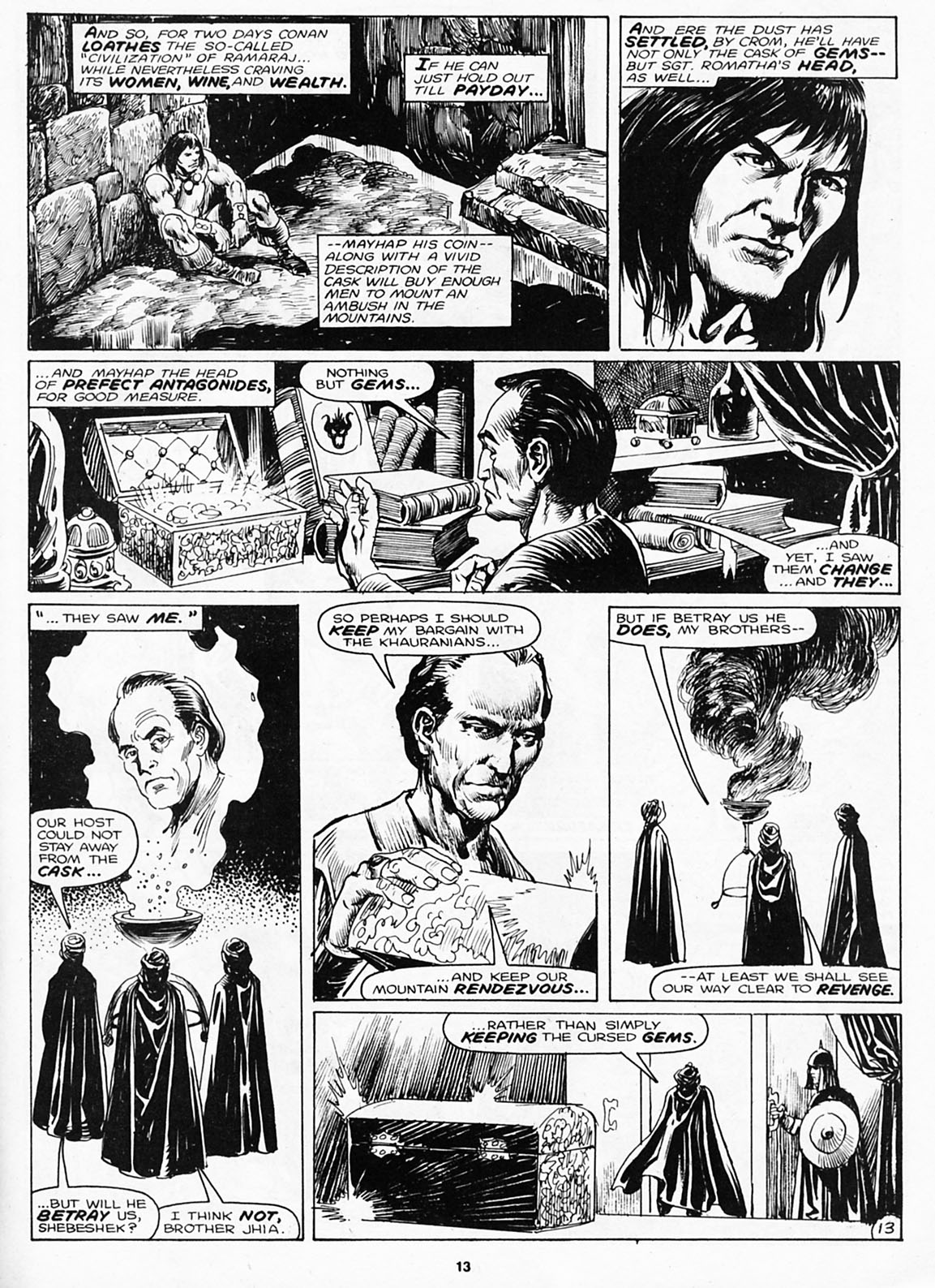 The Savage Sword Of Conan issue 180 - Page 15