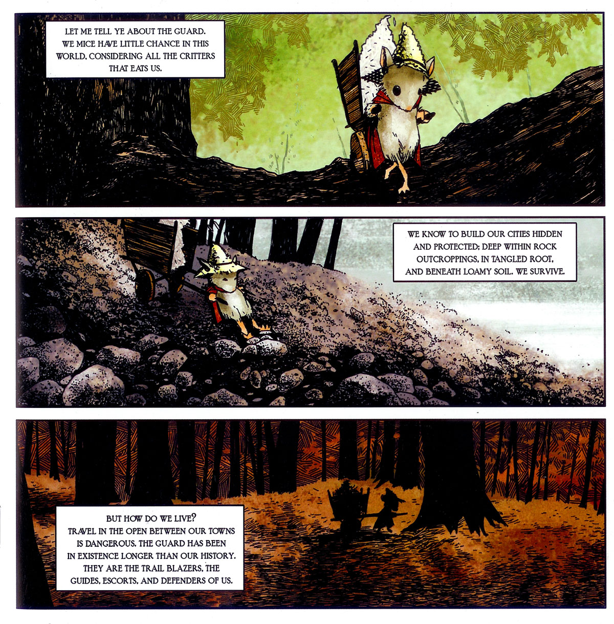 Read online Mouse Guard comic -  Issue #1 - 3