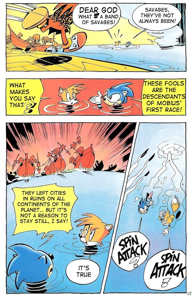 Read online Sonic Adventures: Dans Les Griffes De Robotnik comic -  Issue # Full - 30