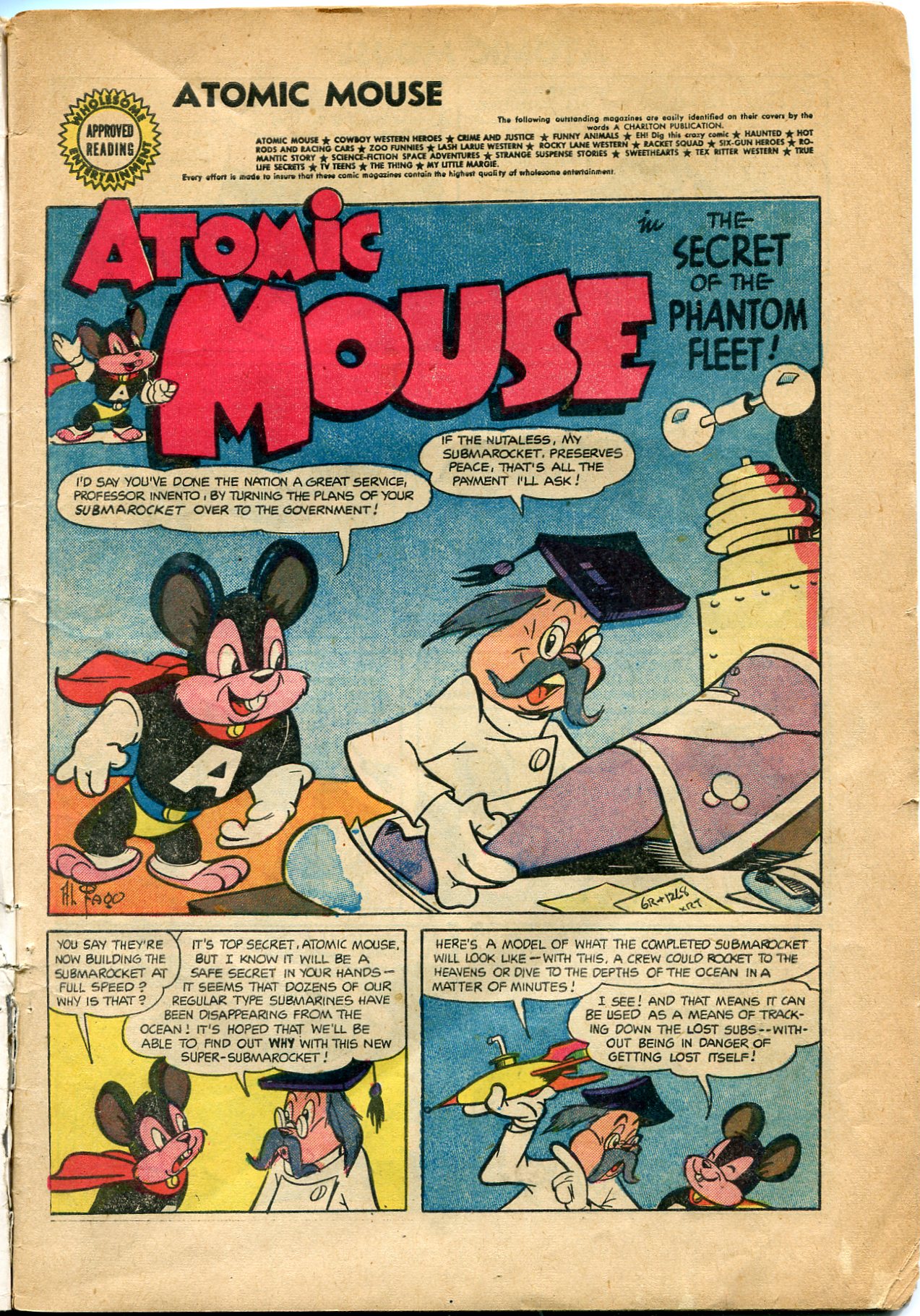 Read online Atomic Mouse comic -  Issue #10 - 3