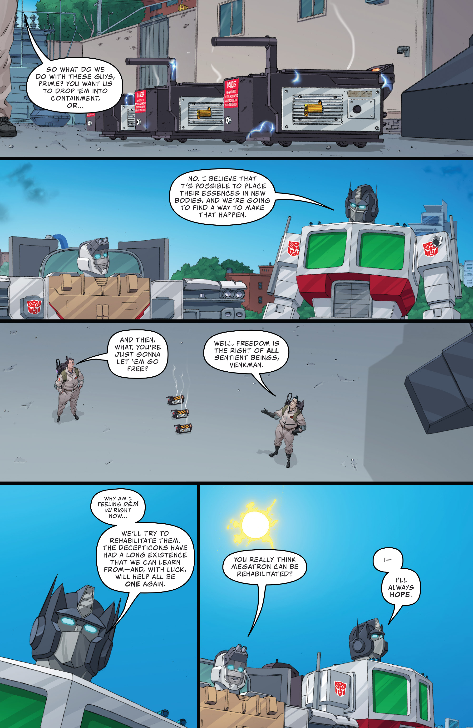 Read online Transformers/Ghostbusters comic -  Issue #5 - 21