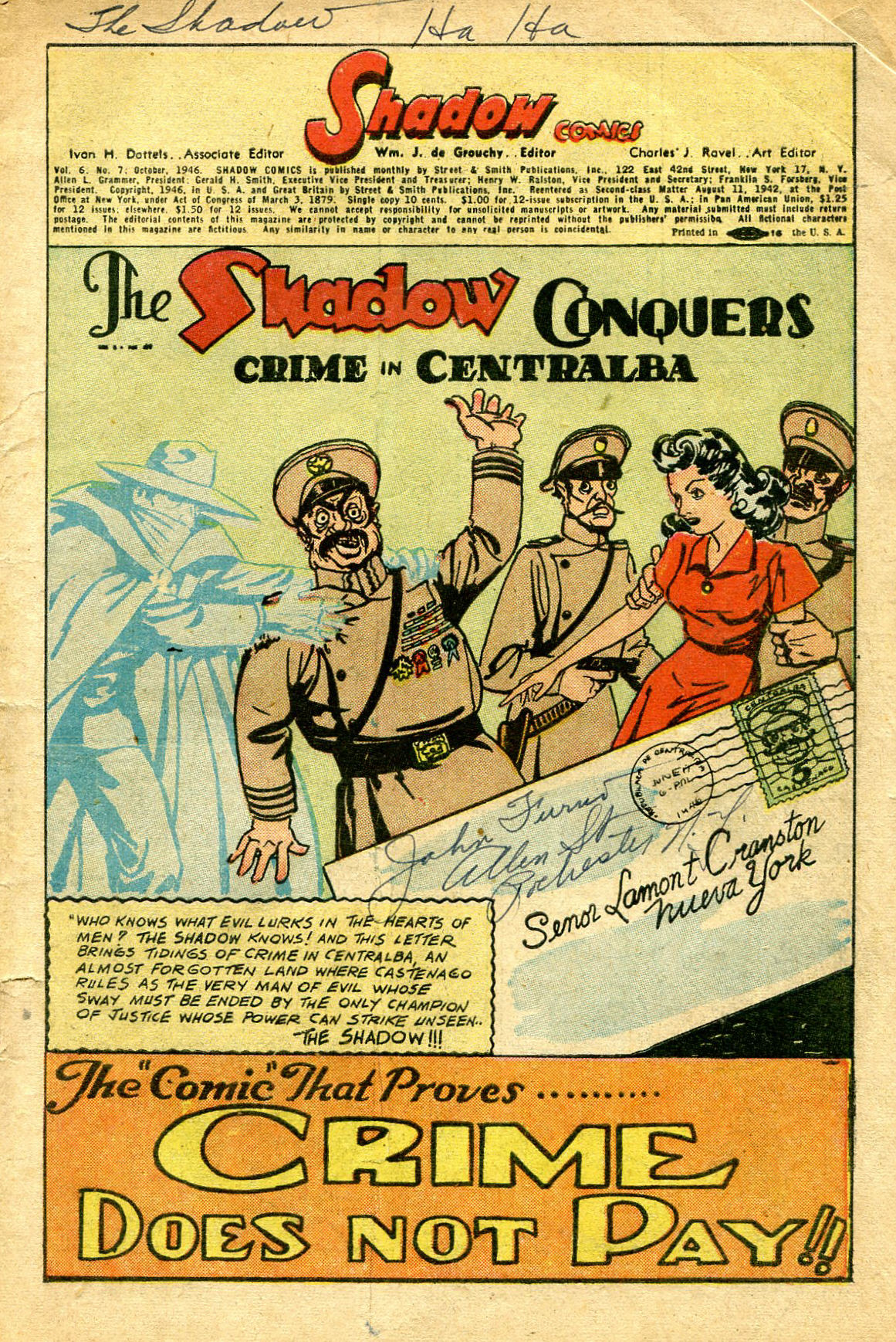 Read online Shadow Comics comic -  Issue #67 - 3