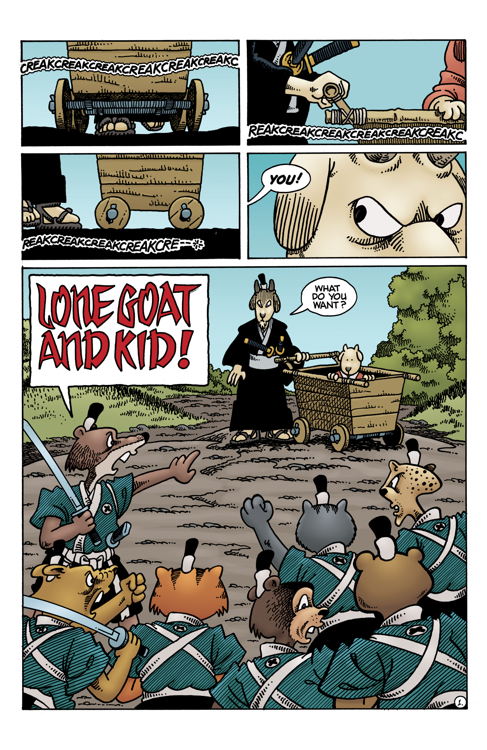 Read online Usagi Yojimbo: Lone Goat and Kid comic -  Issue #6 - 3