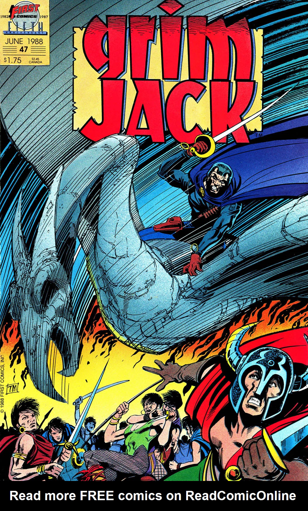 Read online Grimjack comic -  Issue #47 - 1