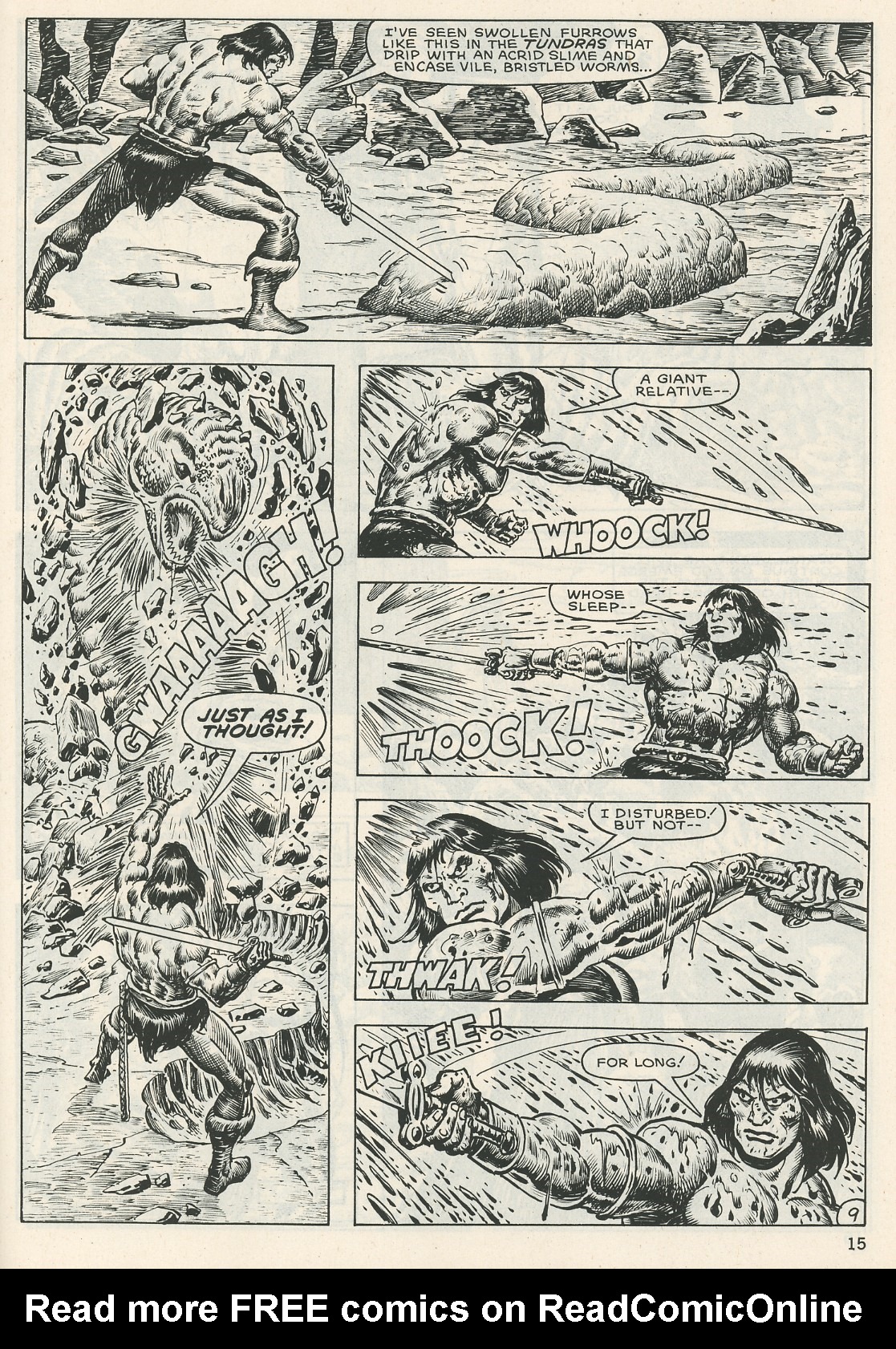 Read online The Savage Sword Of Conan comic -  Issue #123 - 15