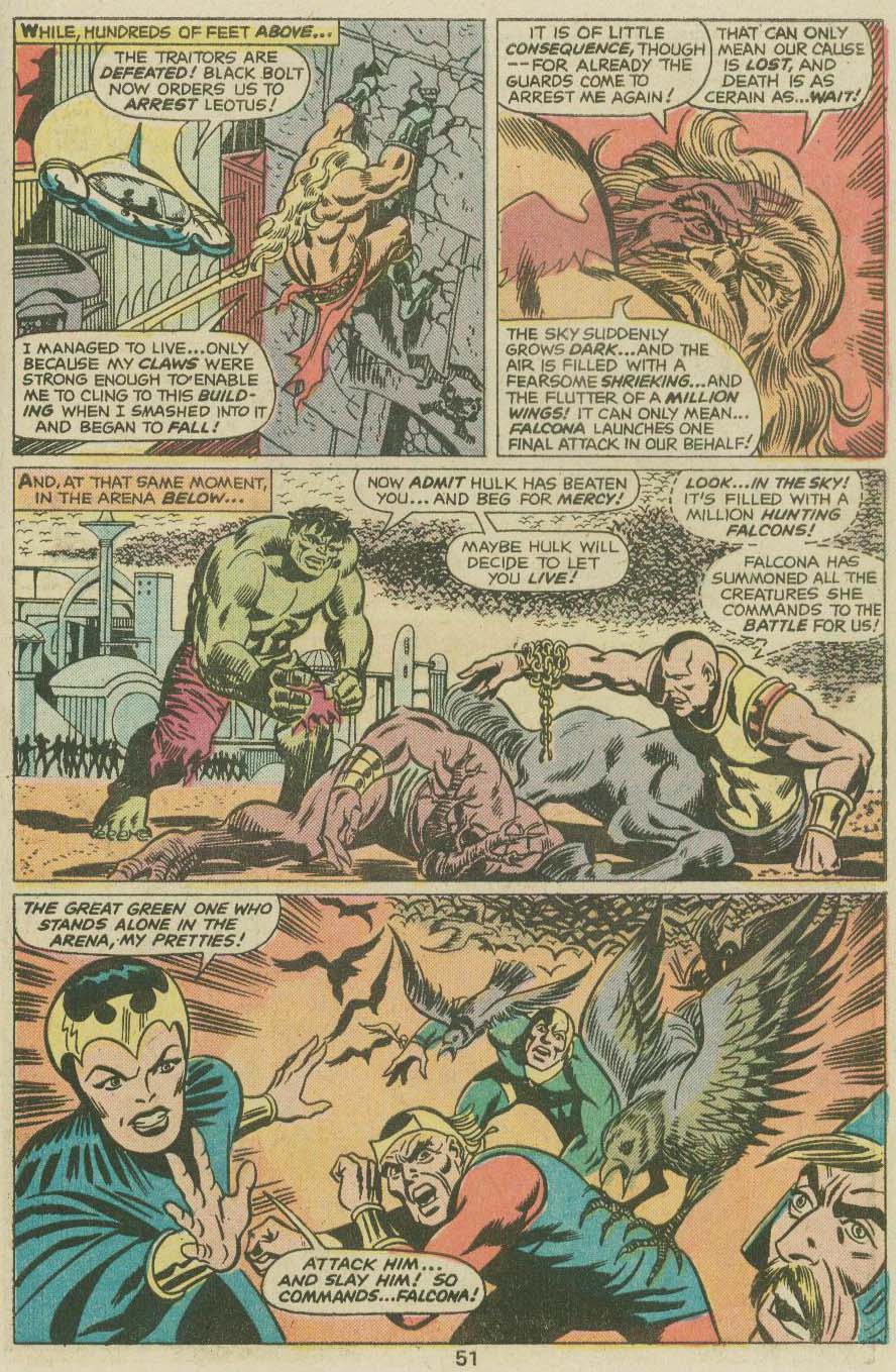 Read online Giant-Size Hulk (1975) comic -  Issue # Full - 42