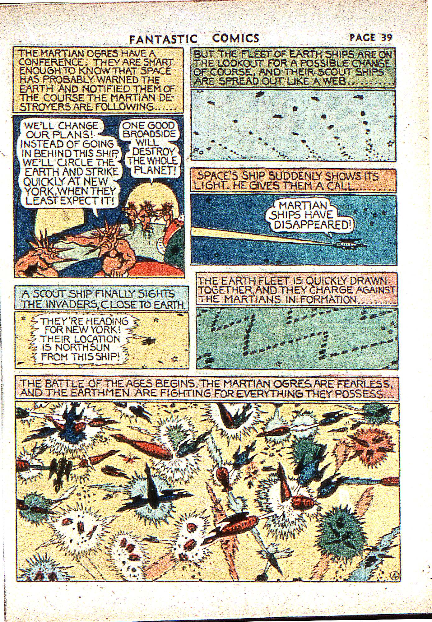 Read online Fantastic Comics comic -  Issue #2 - 40