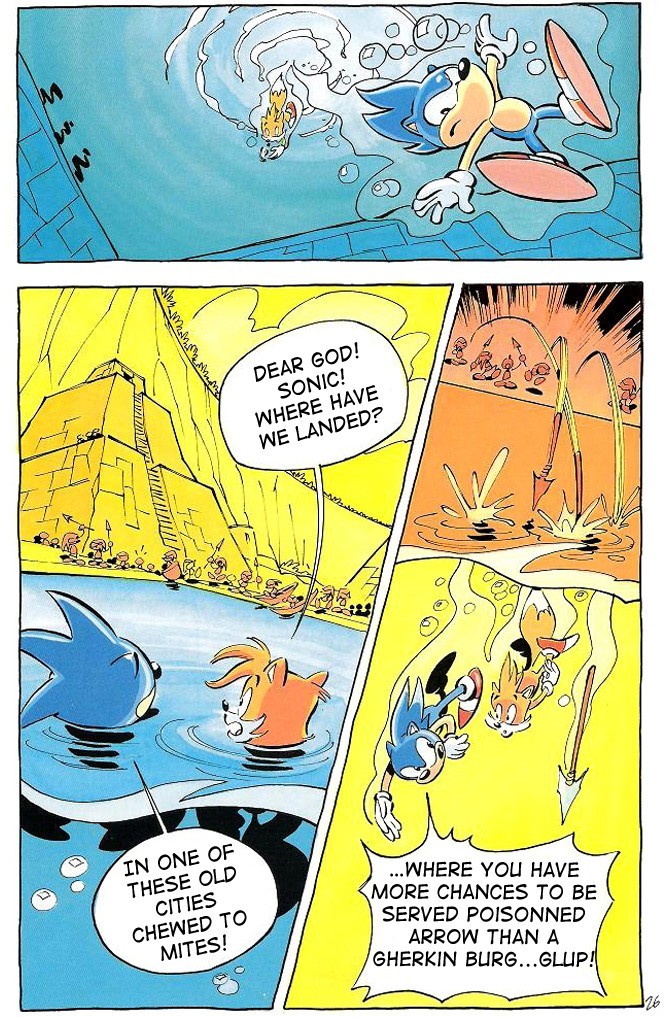 Read online Sonic Adventures: Dans Les Griffes De Robotnik comic -  Issue # Full - 29