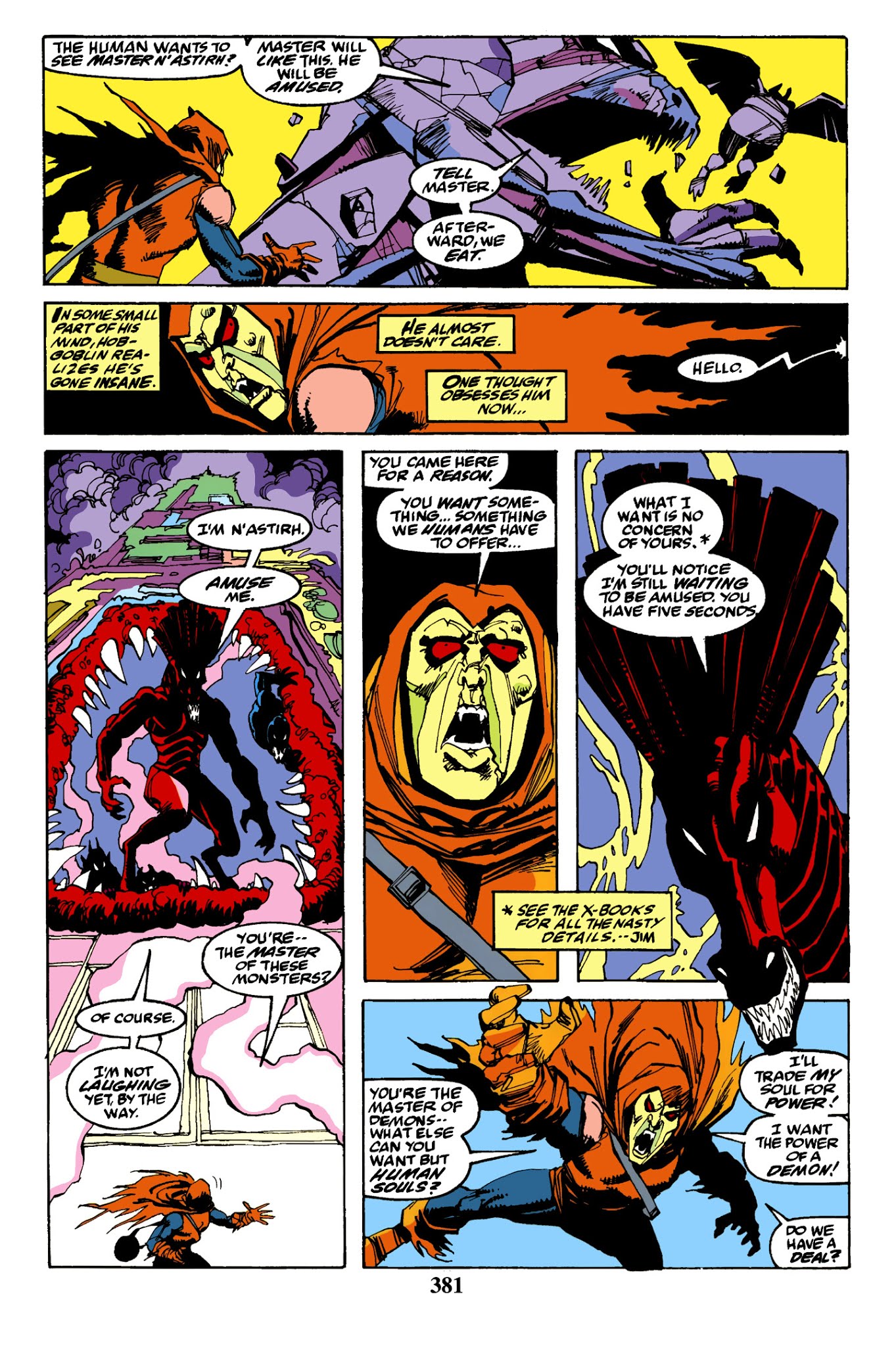 Read online X-Men: Inferno comic -  Issue # TPB Inferno Crossovers - 377