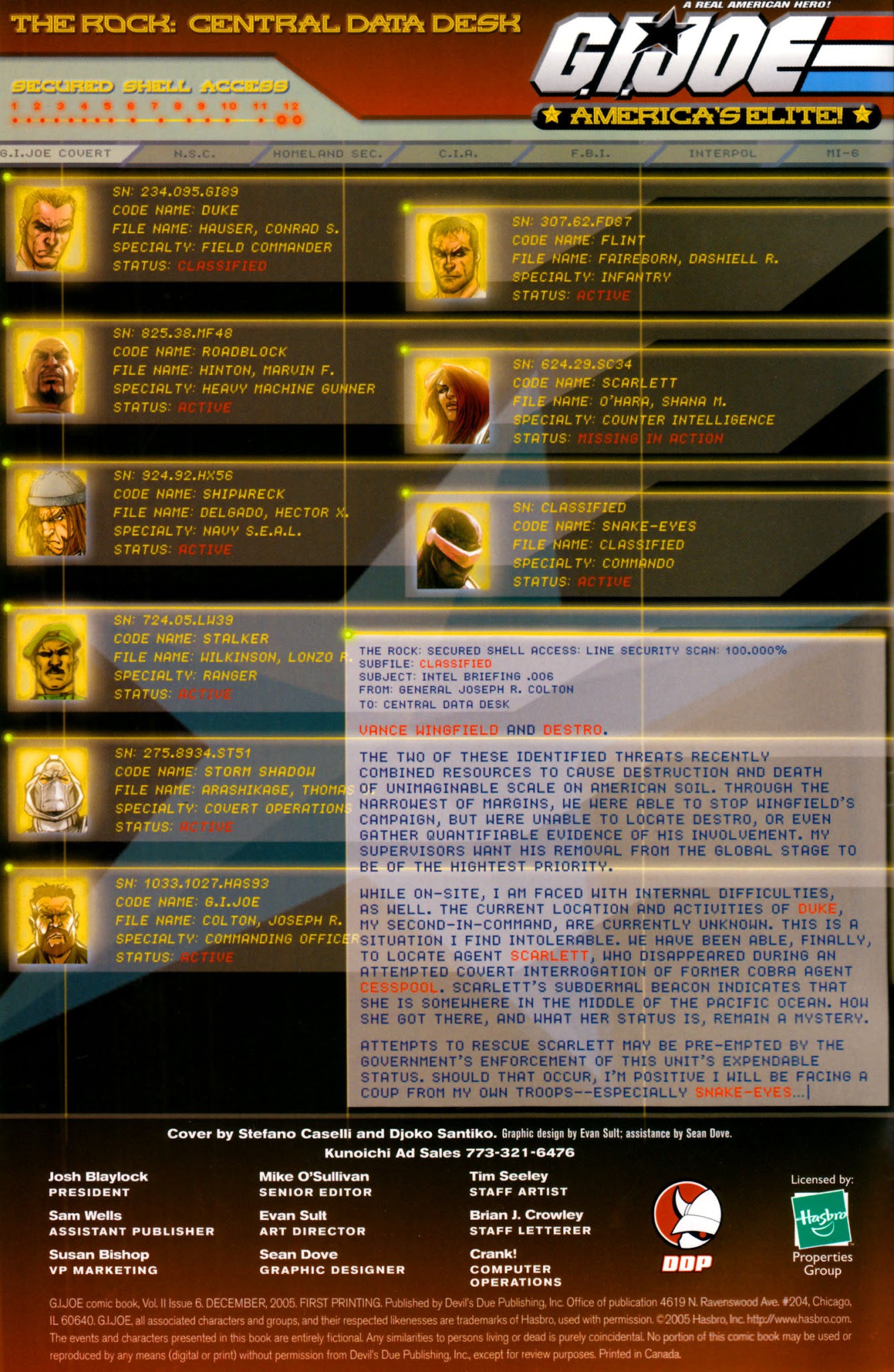 Read online G.I. Joe (2005) comic -  Issue #6 - 2