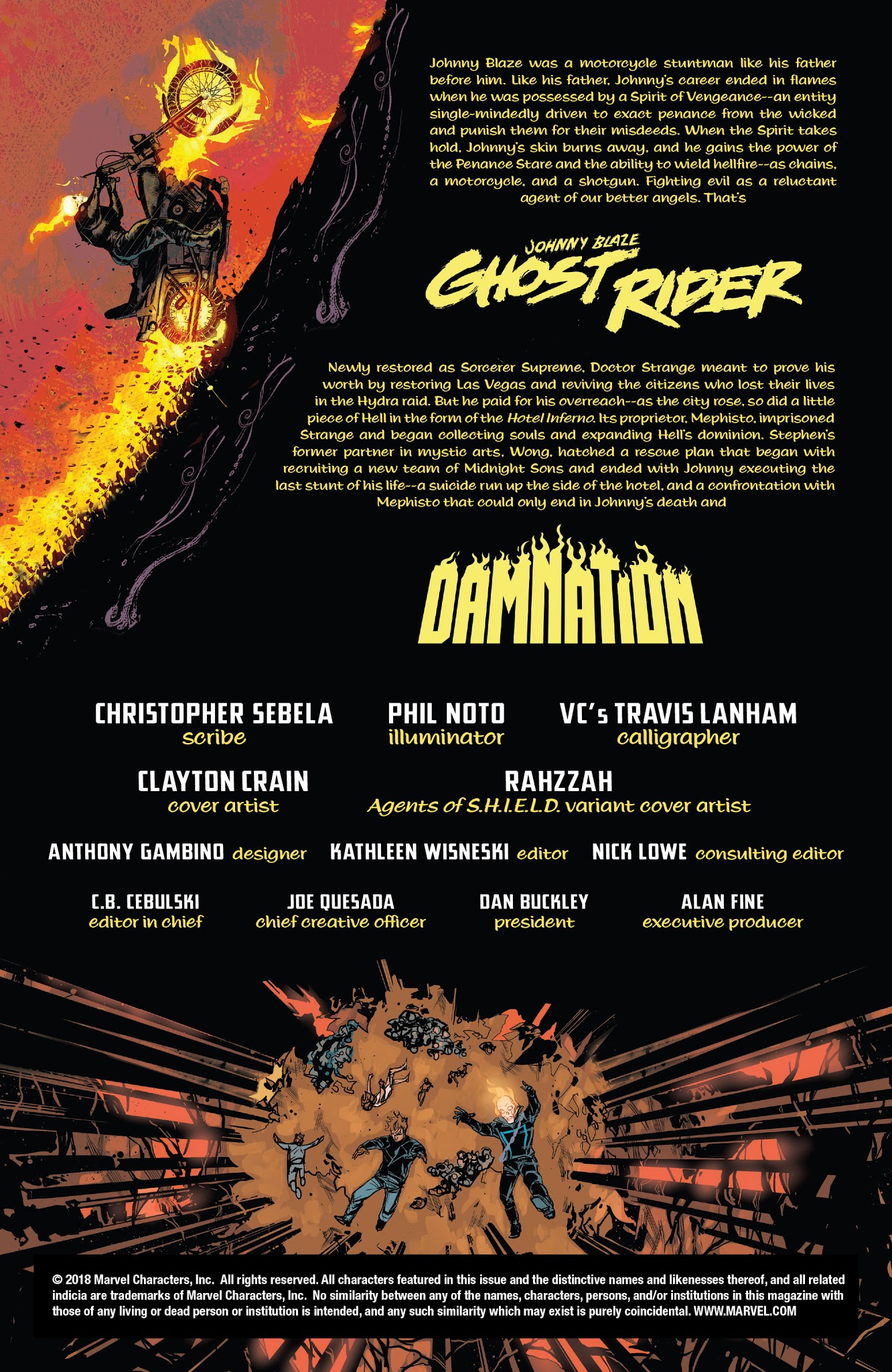 Read online Damnation: Johnny Blaze - Ghost Rider comic -  Issue # Full - 3