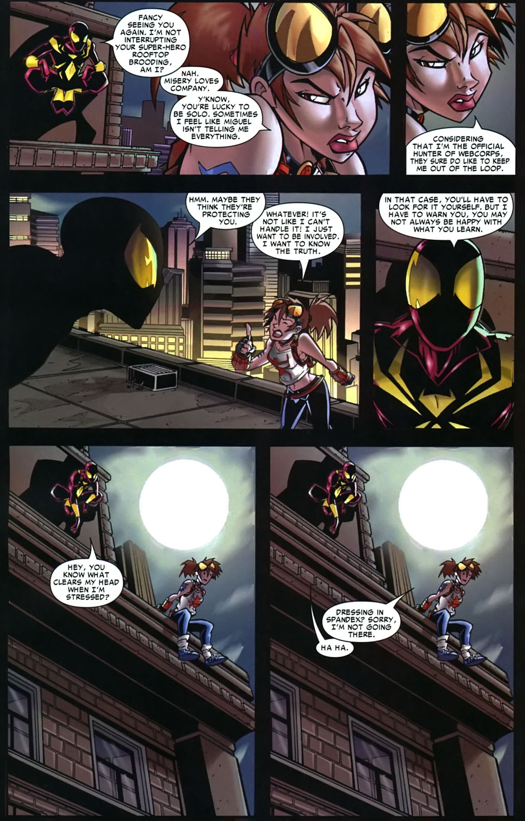 Read online Spider-Man & Arana Special: The Hunter Revealed comic -  Issue # Full - 19