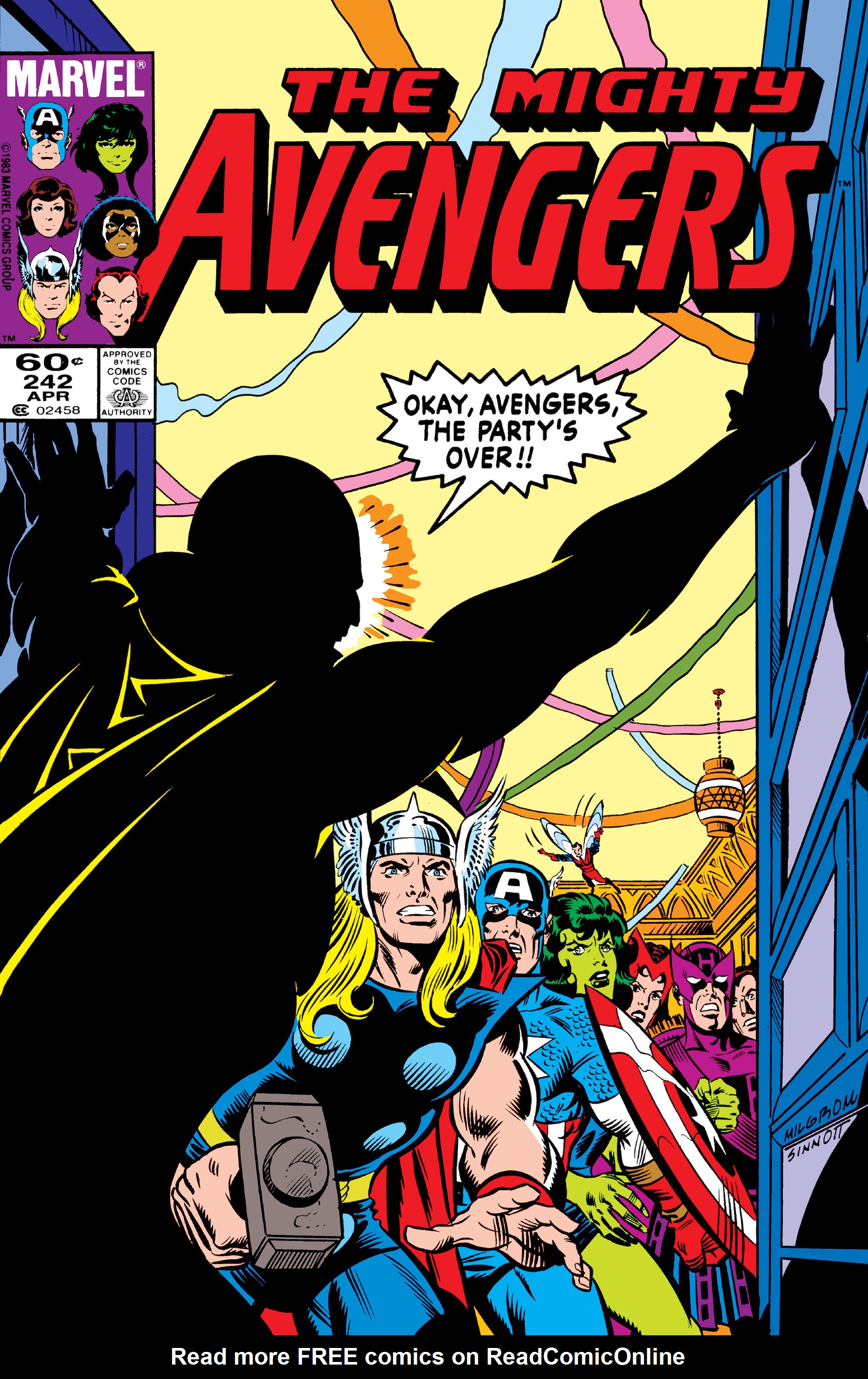 Read online The Avengers (1963) comic -  Issue #242 - 1