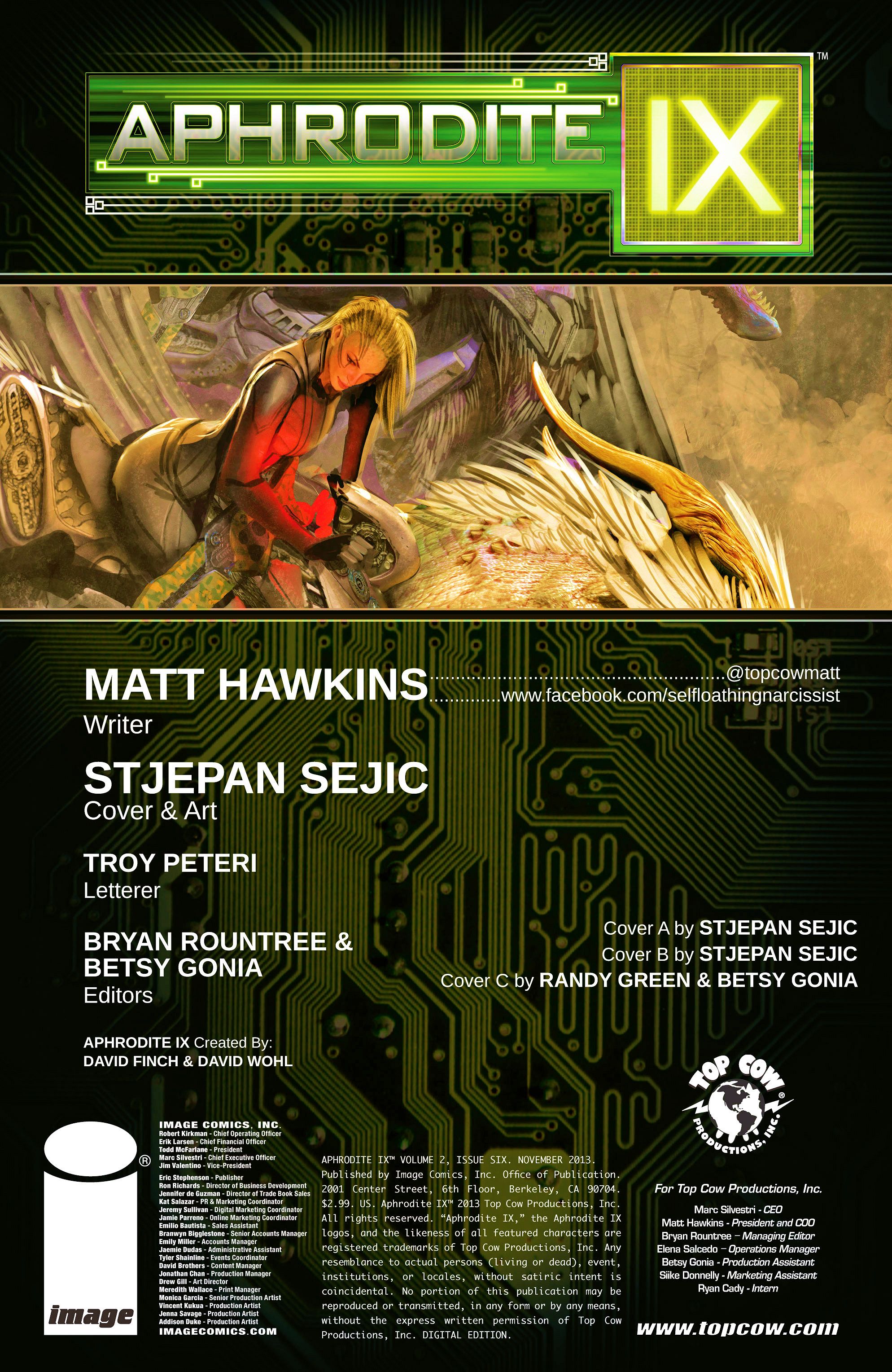 Read online Aphrodite IX (2013) comic -  Issue #6 - 2