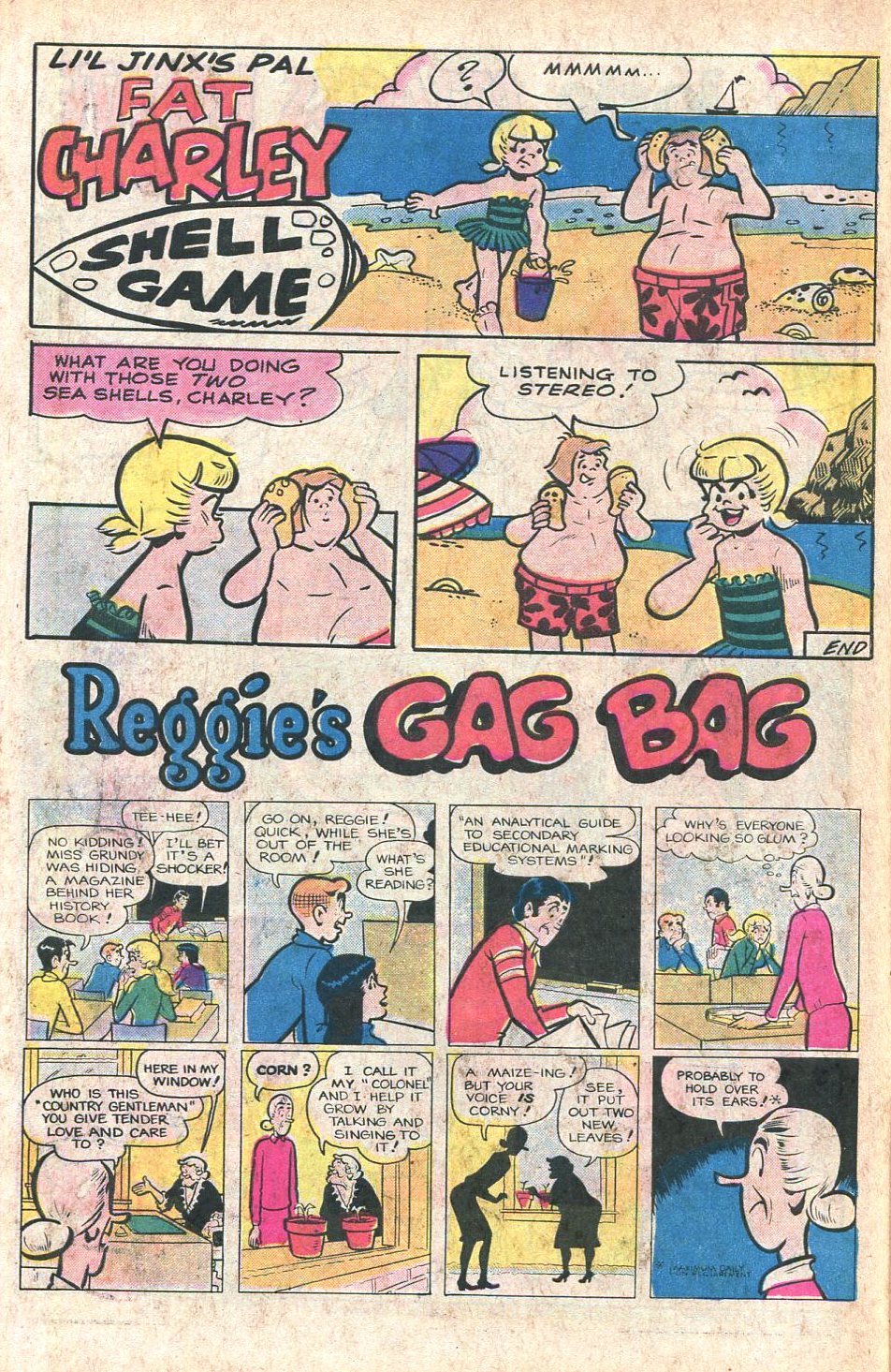 Read online Reggie and Me (1966) comic -  Issue #109 - 10