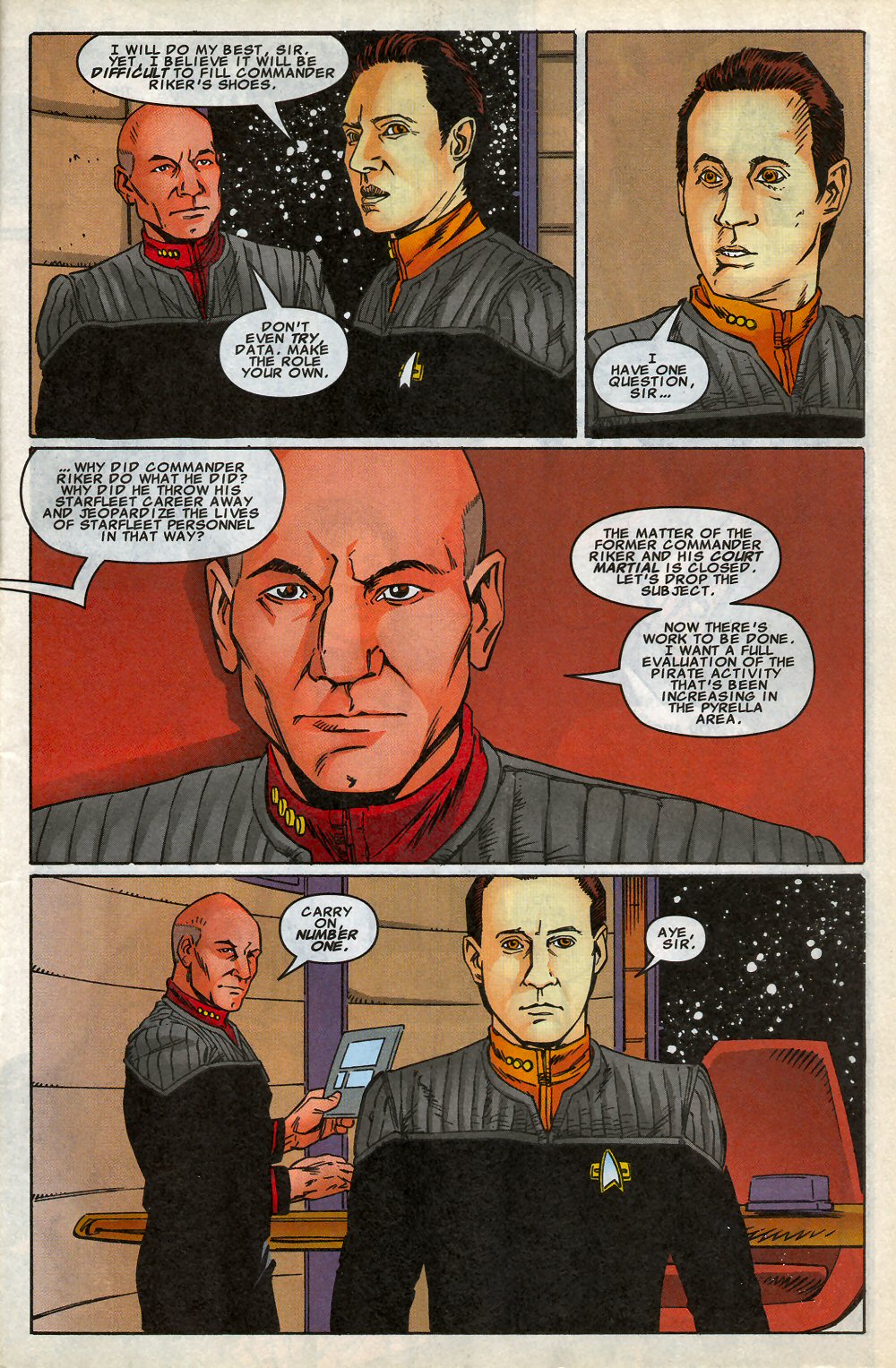 Read online Star Trek: The Next Generation - Riker comic -  Issue # Full - 9