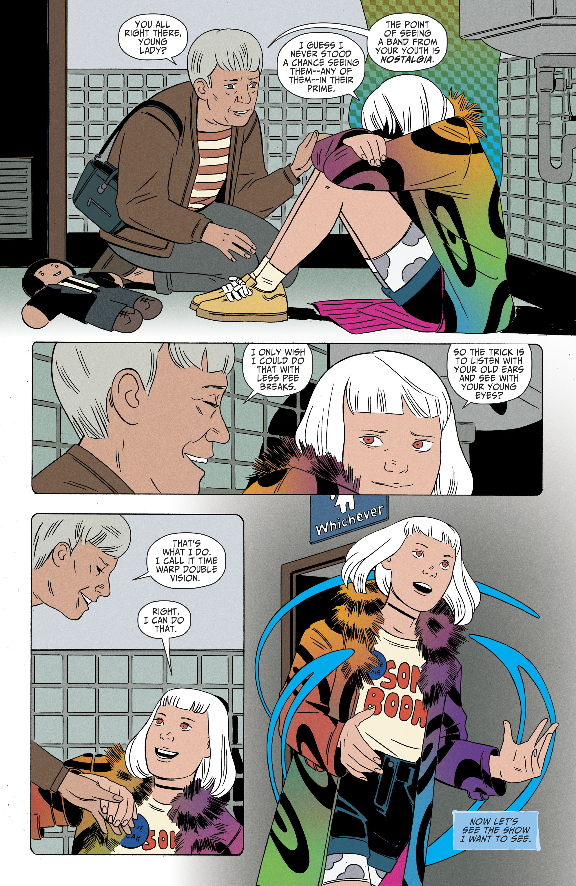 Read online Shade, the Changing Girl comic -  Issue #9 - 10