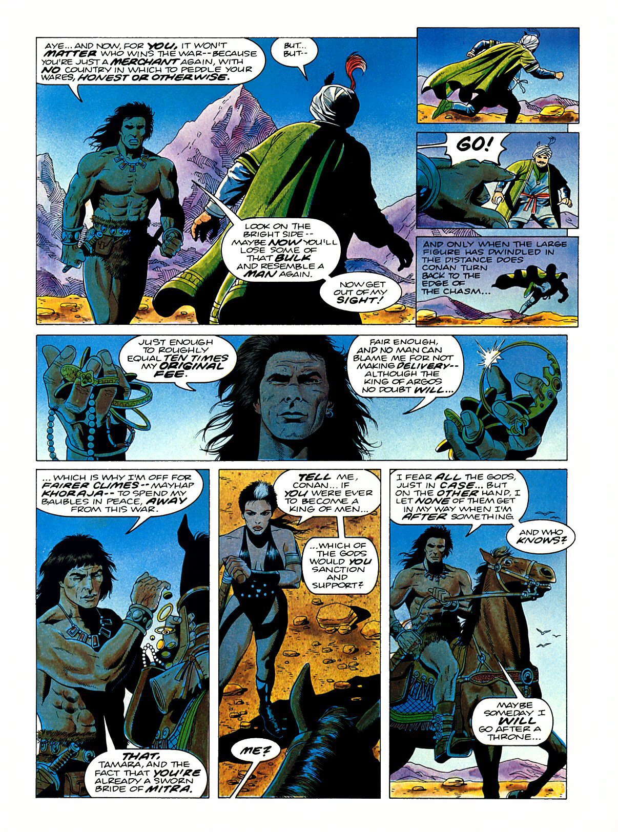 Read online Marvel Graphic Novel: Conan the Barbarian: The Skull of Set comic -  Issue # Full - 62