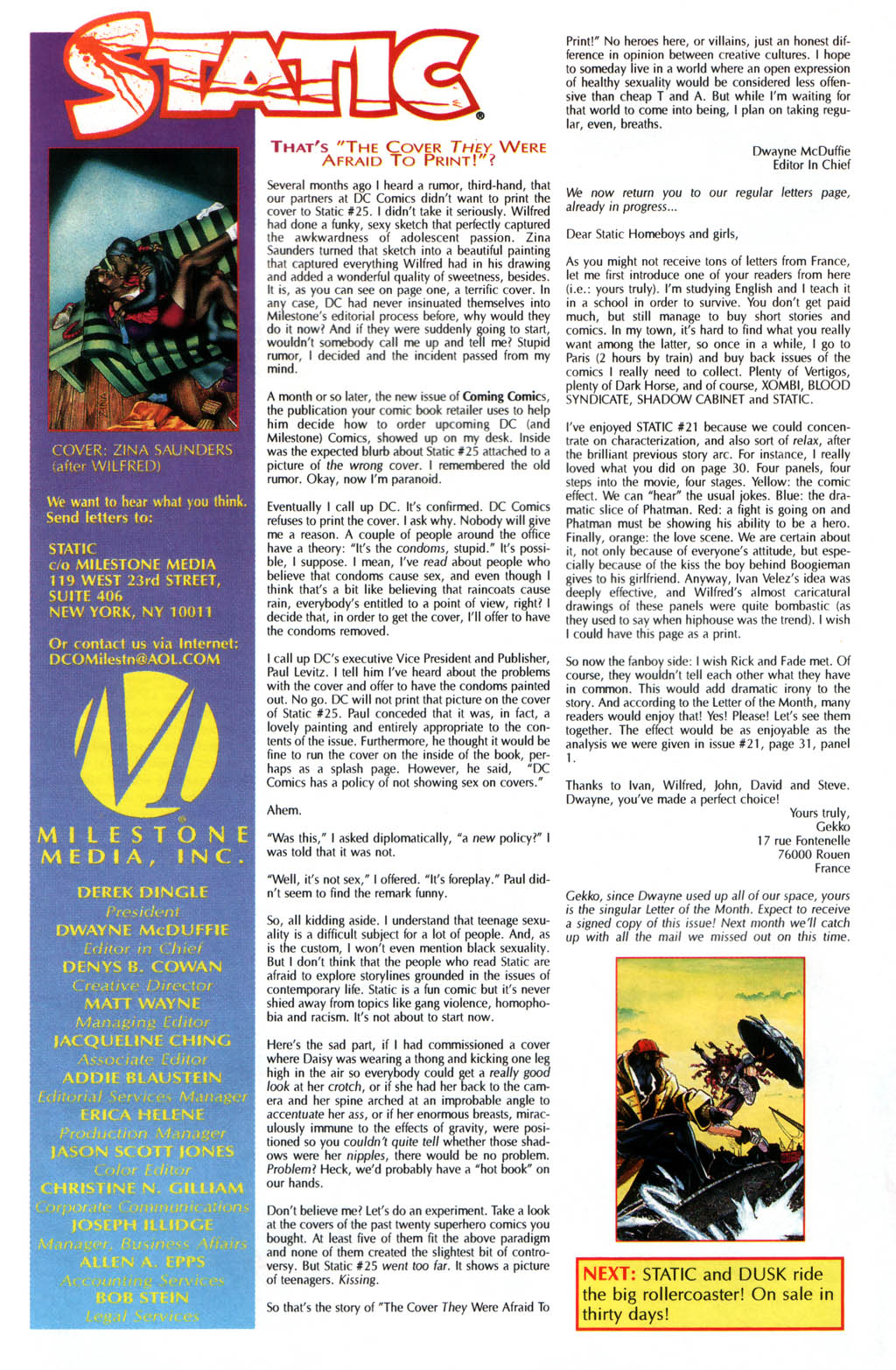 Read online Static comic -  Issue #25 - 40