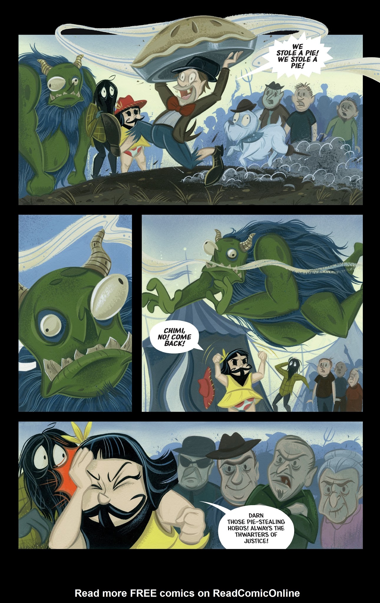 Read online Chimichanga: Sorrow of the World's Worst Face comic -  Issue #4 - 12